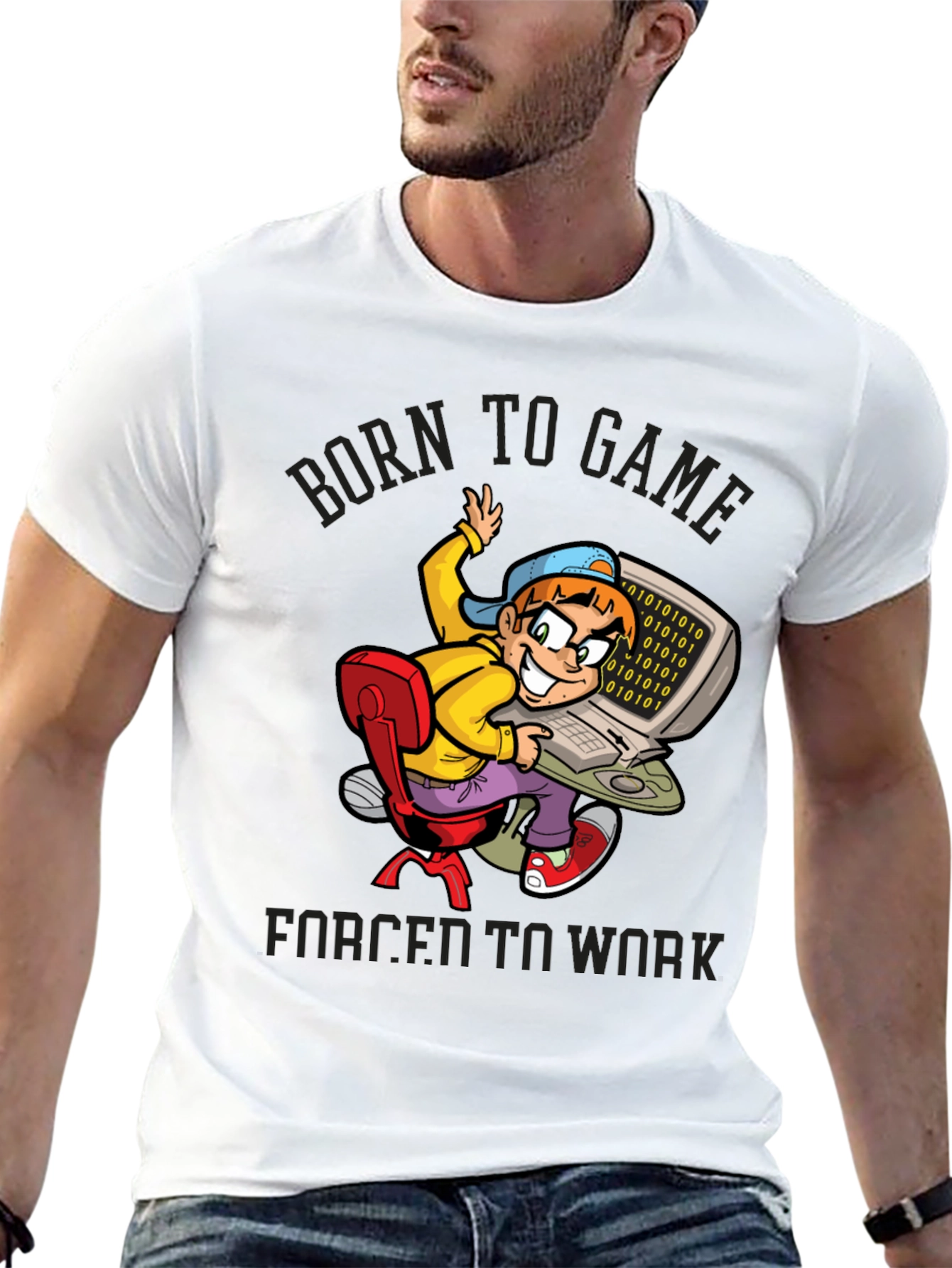 Born to Game T-Shirt: Gamer Graphic Tee