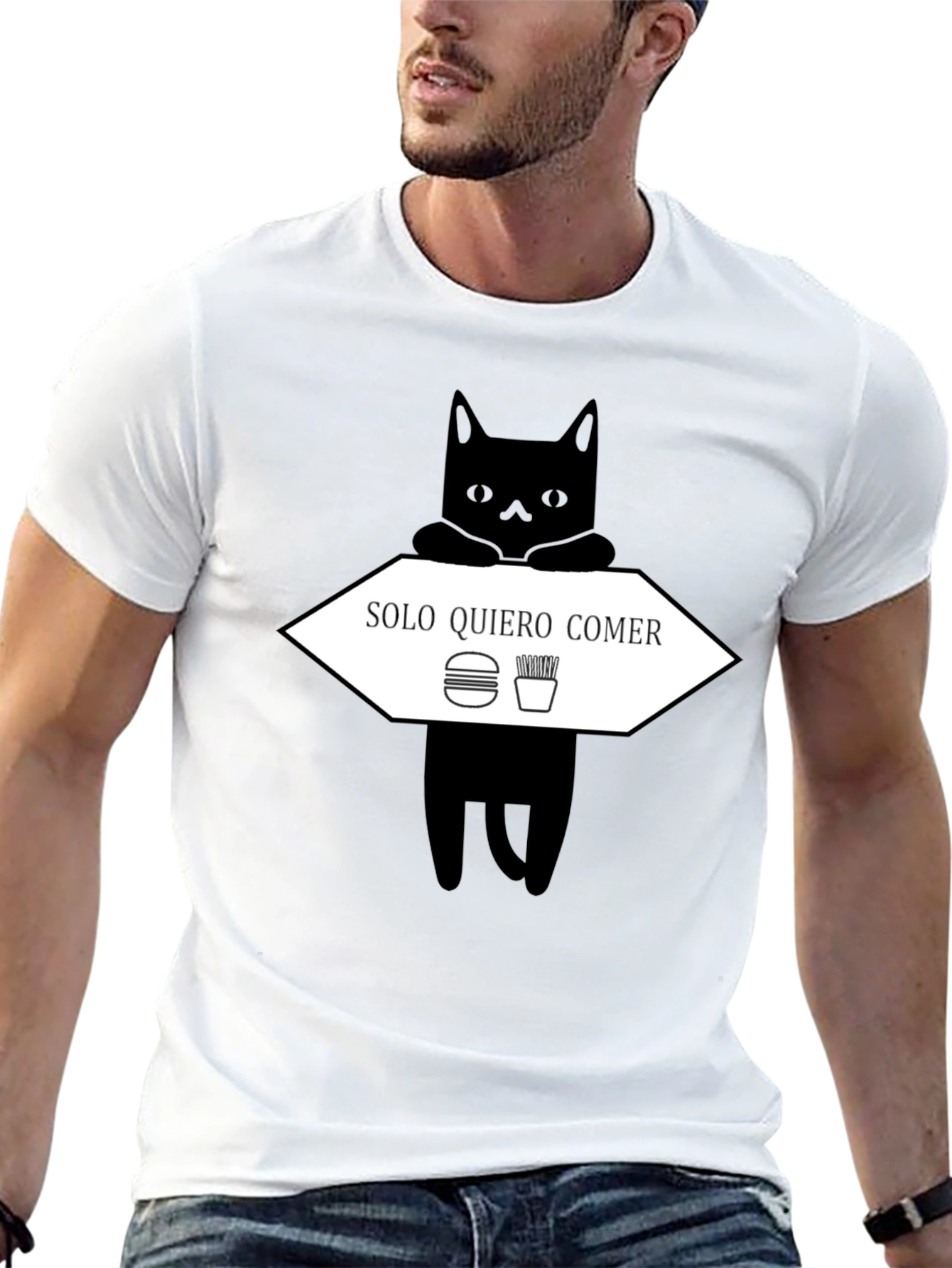 Solo Quiero Comer Cat T-Shirt
