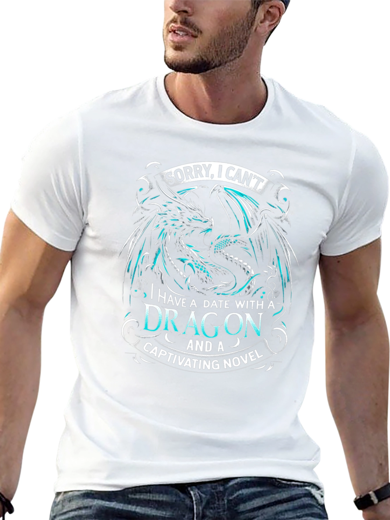 Dragon Date T-Shirt: Captivating Novel Reader Tee