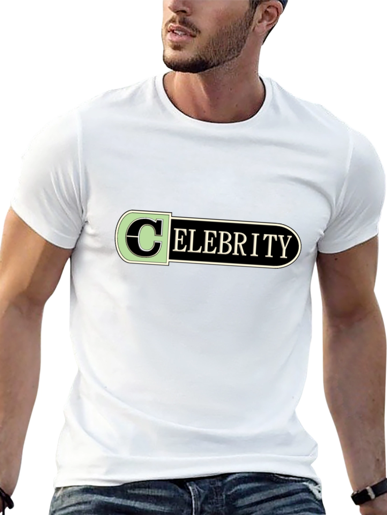 Celebrity Design Black T-Shirt