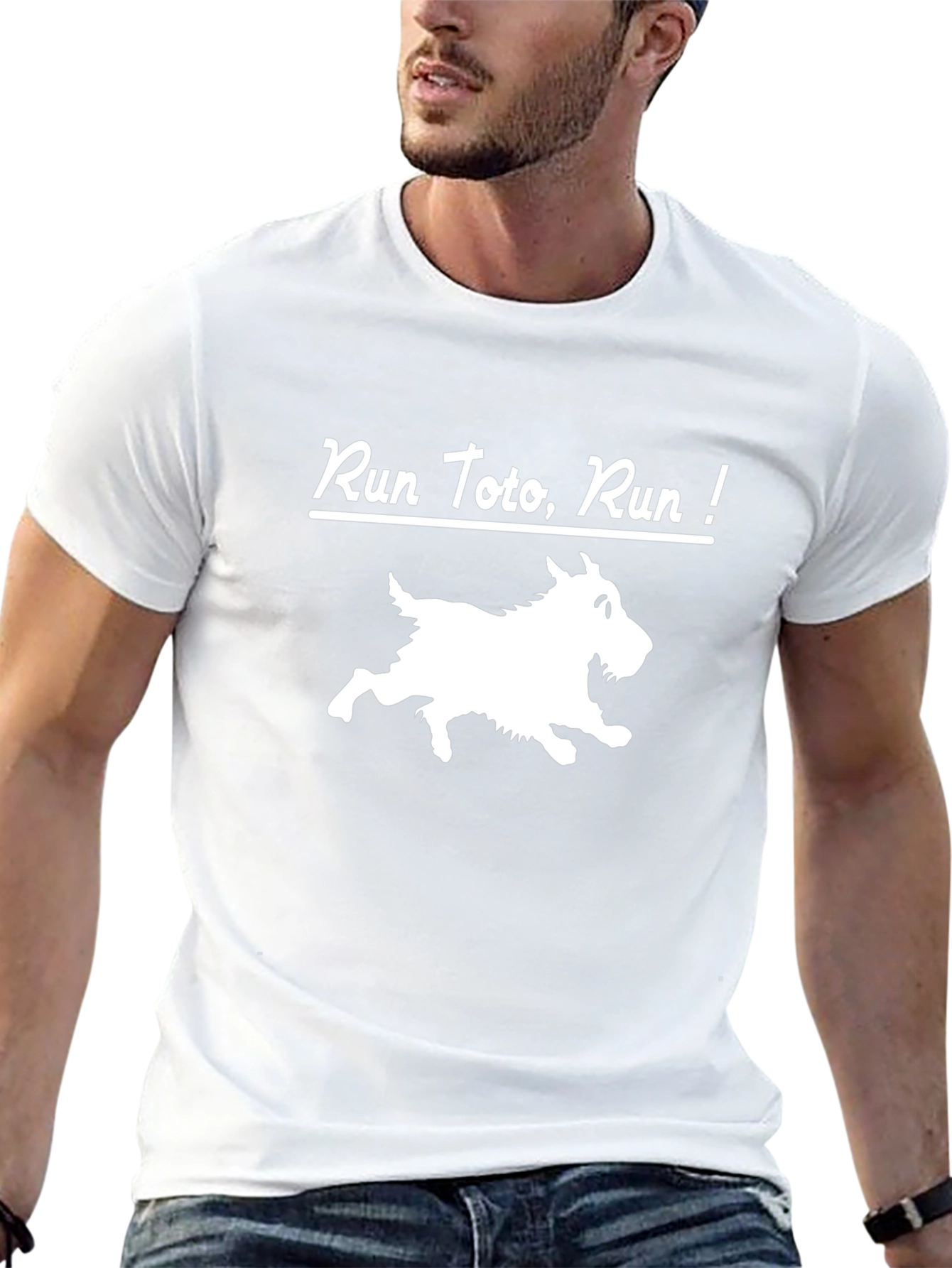 Run Toto Run Black T-Shirt