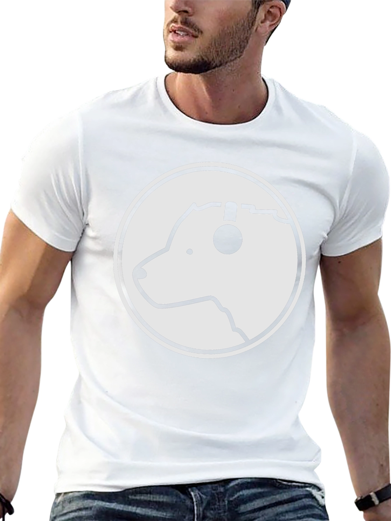 Dog DJ Graphic Tee - Cool Canine Headphones T-Shirt