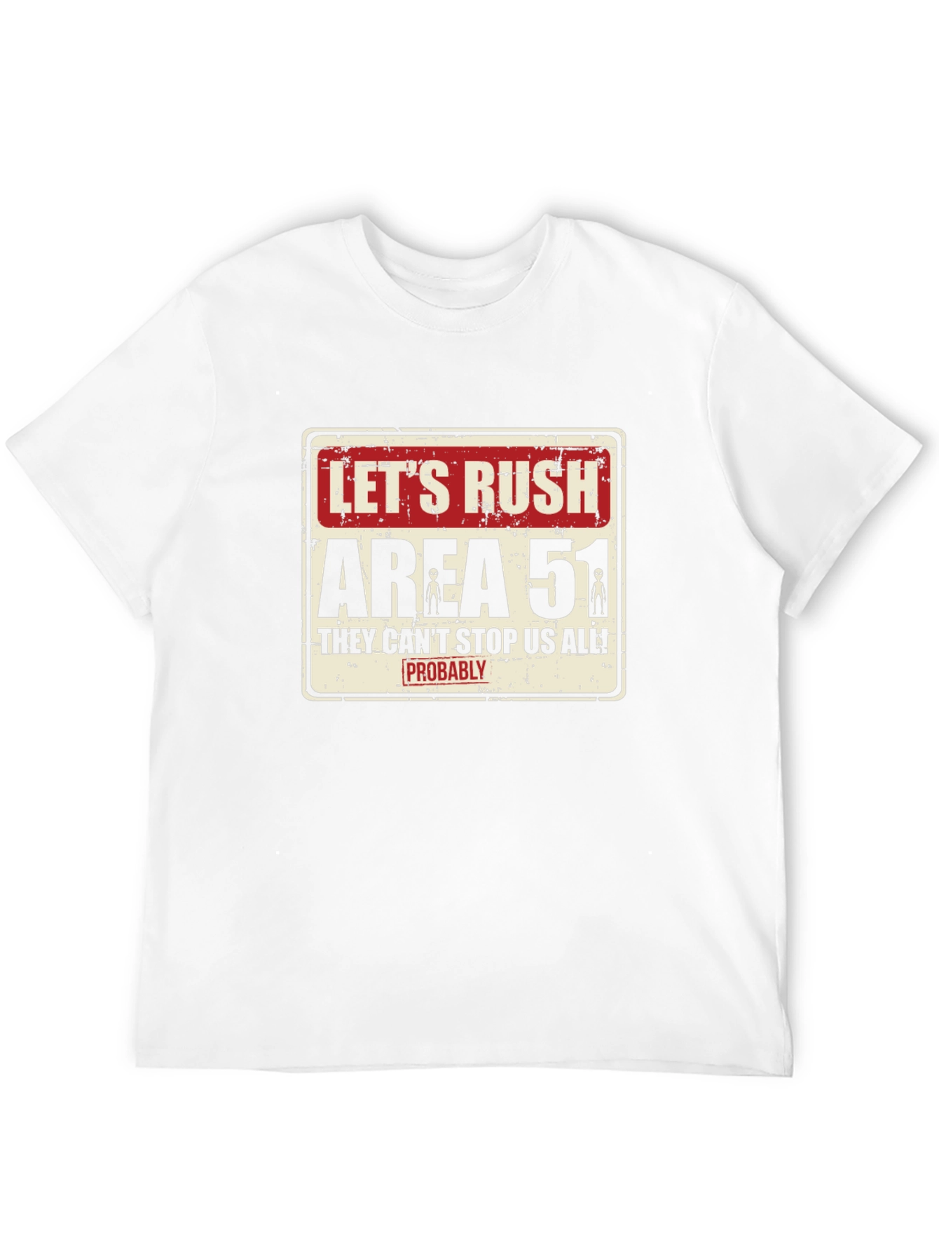 Lets Rush Area 51 Black T-Shirt