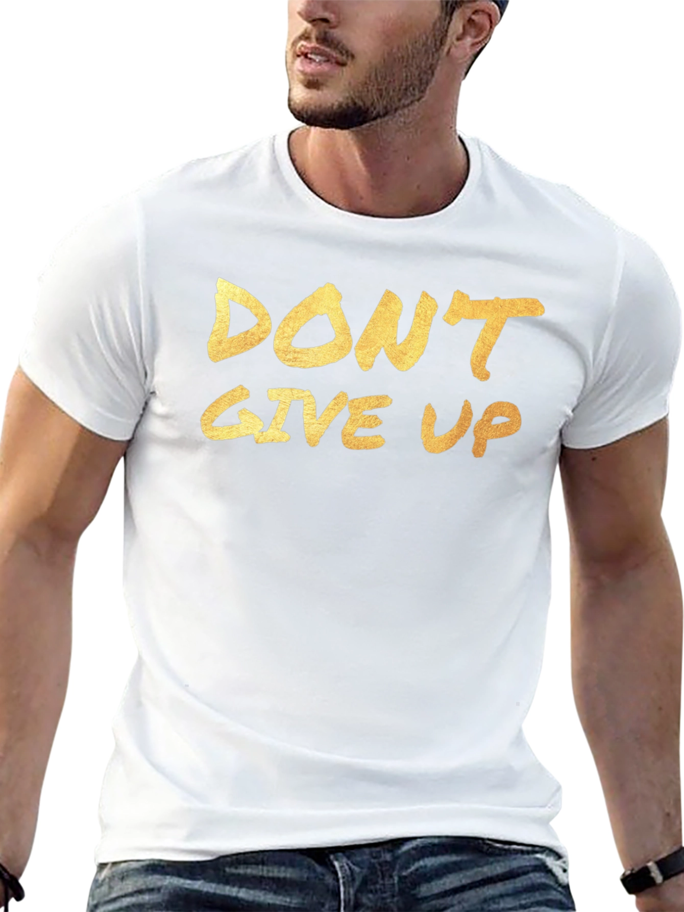 Dont Give Up Graphic Tee - Motivation Shirt