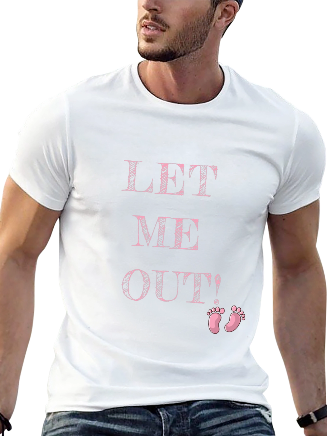 Funny Pregnancy Announcement Shirt - Let Me Out!