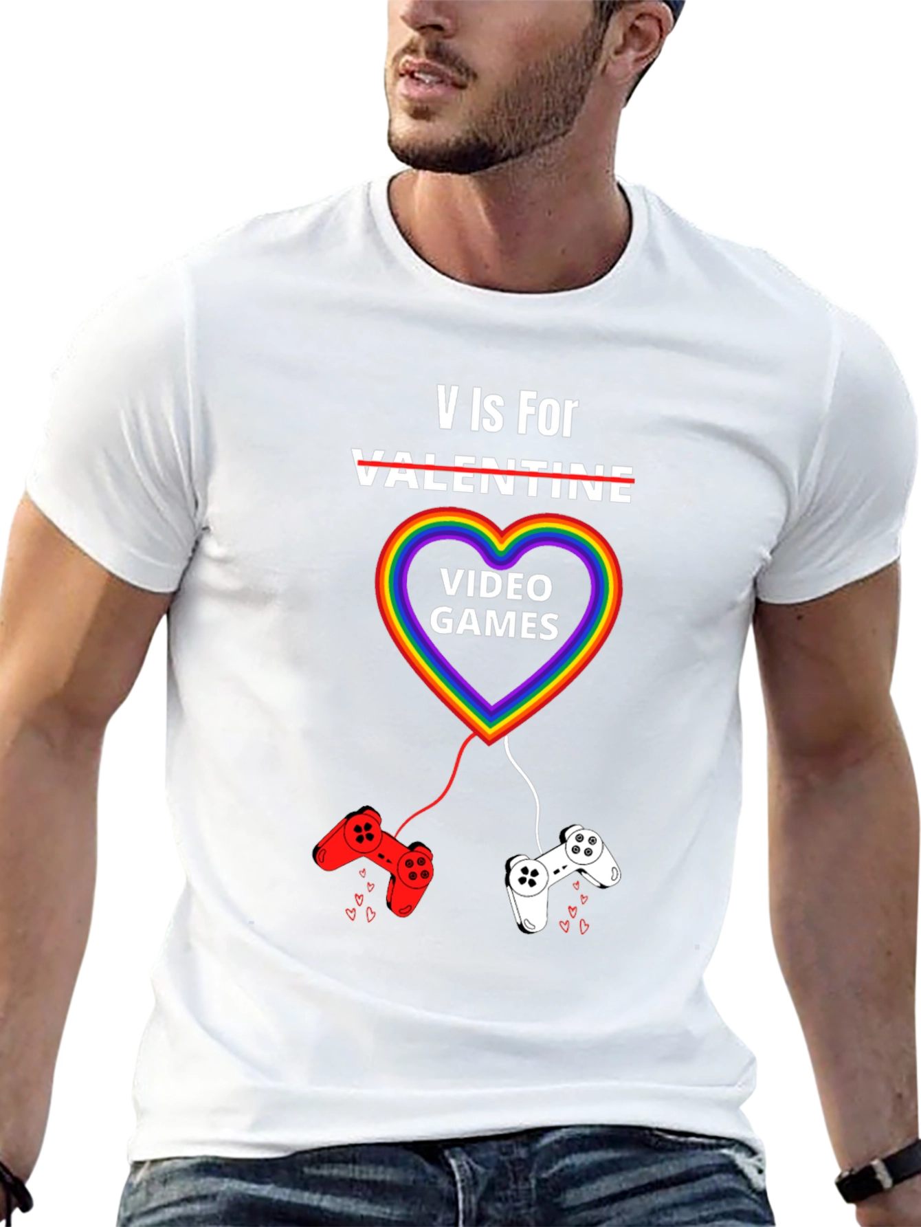 V is For Video Games T-Shirt