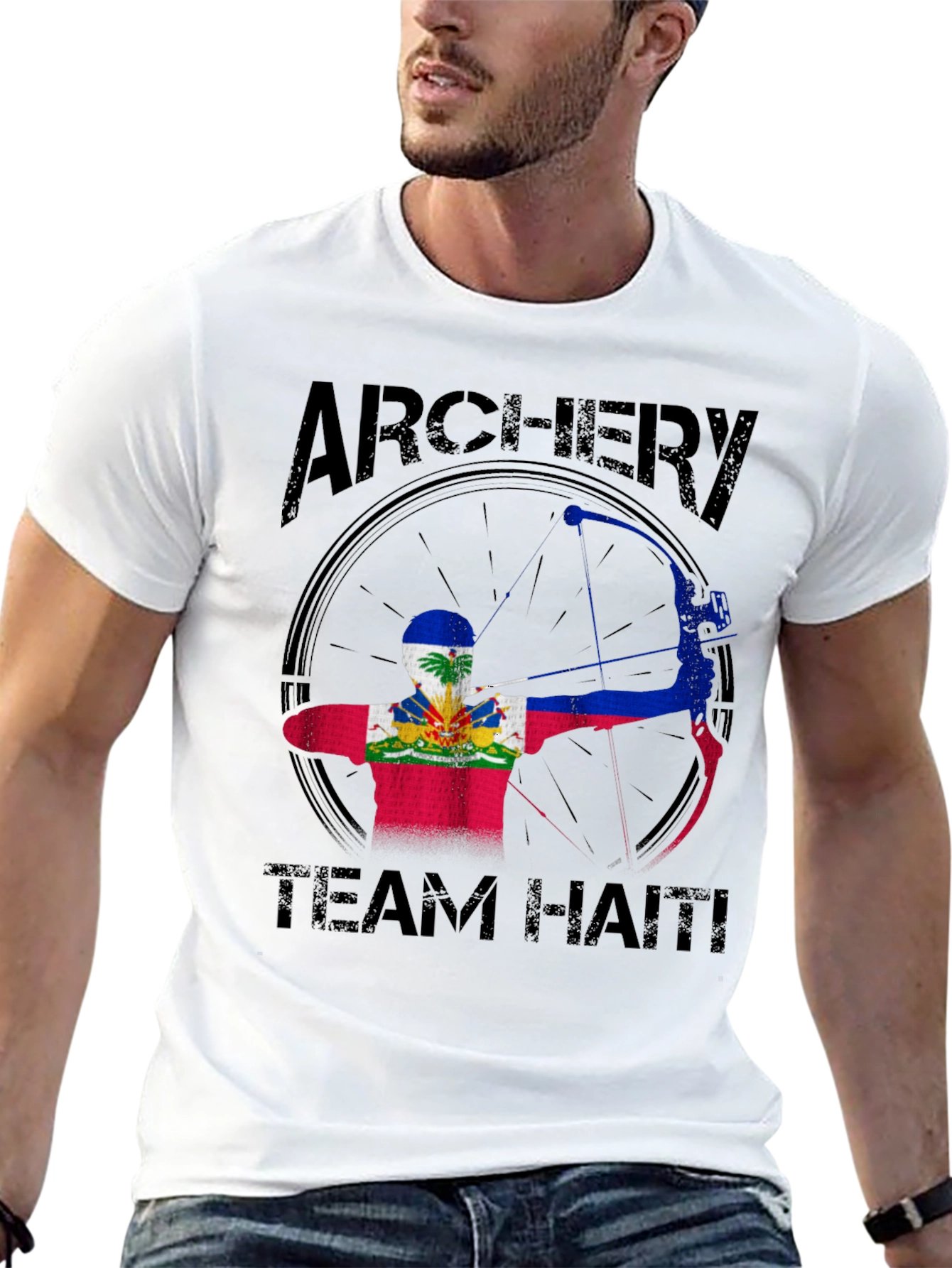 Archery Team Haiti T-Shirt Bow Archer