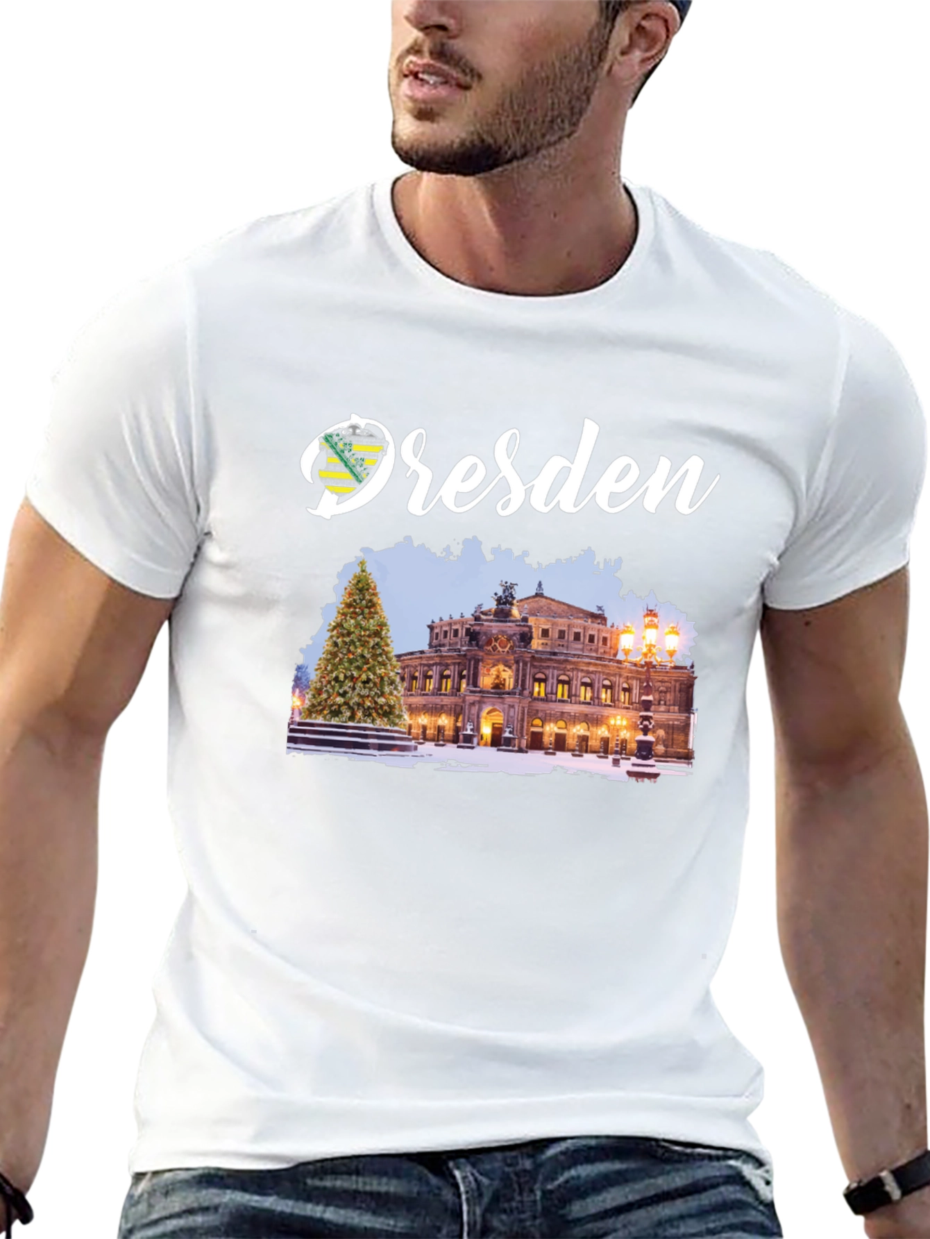 Dresden Germany T-Shirt: Semperoper Christmas
