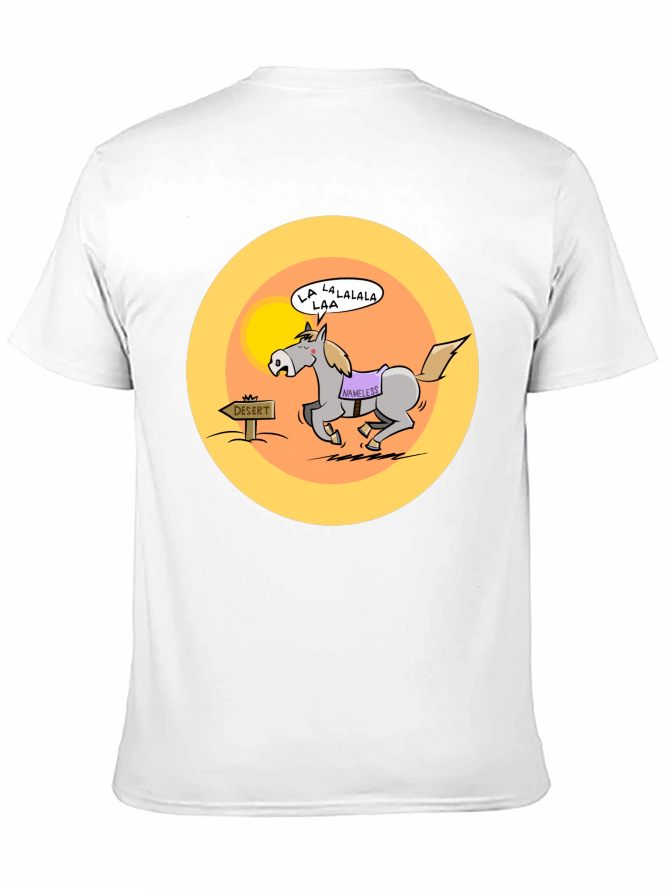 Cartoon Horse Desert Humor T-Shirt