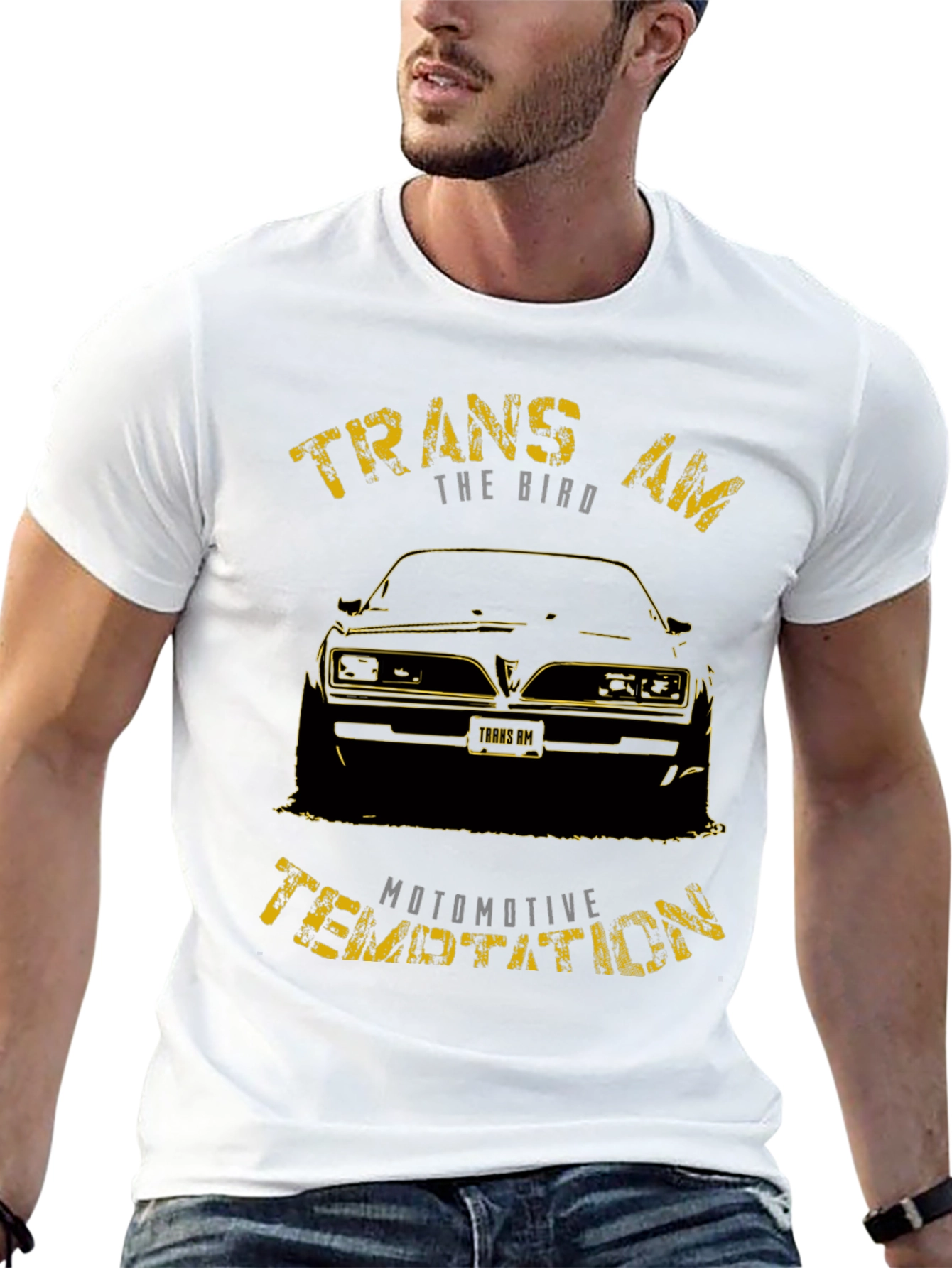 Trans Am Car Graphic Black T-Shirt
