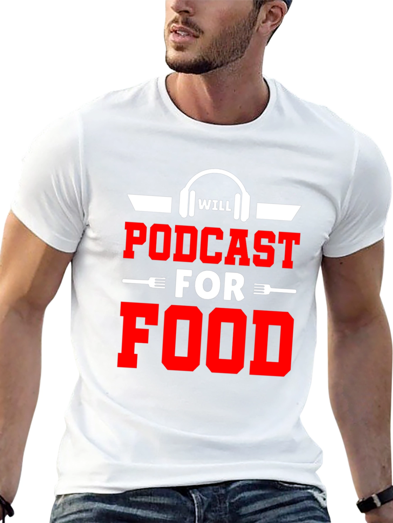Podcast for Food Graphic T-Shirt