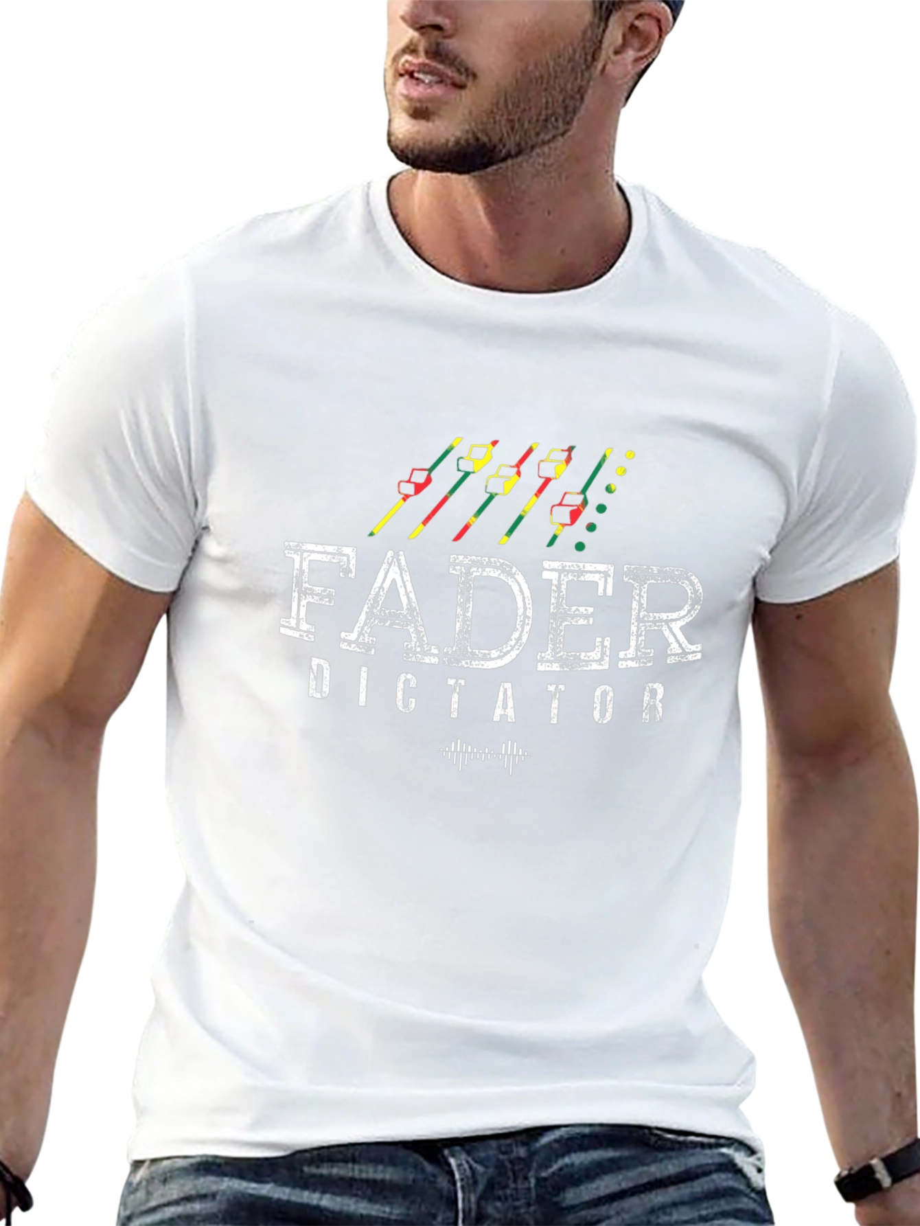 Fader Dictator Black Graphic T-Shirt
