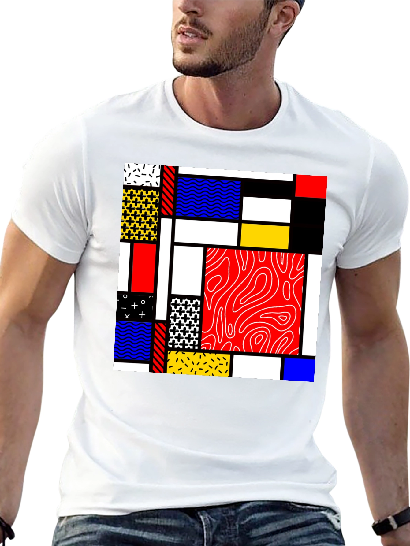 Abstract Geometric Art T-Shirt