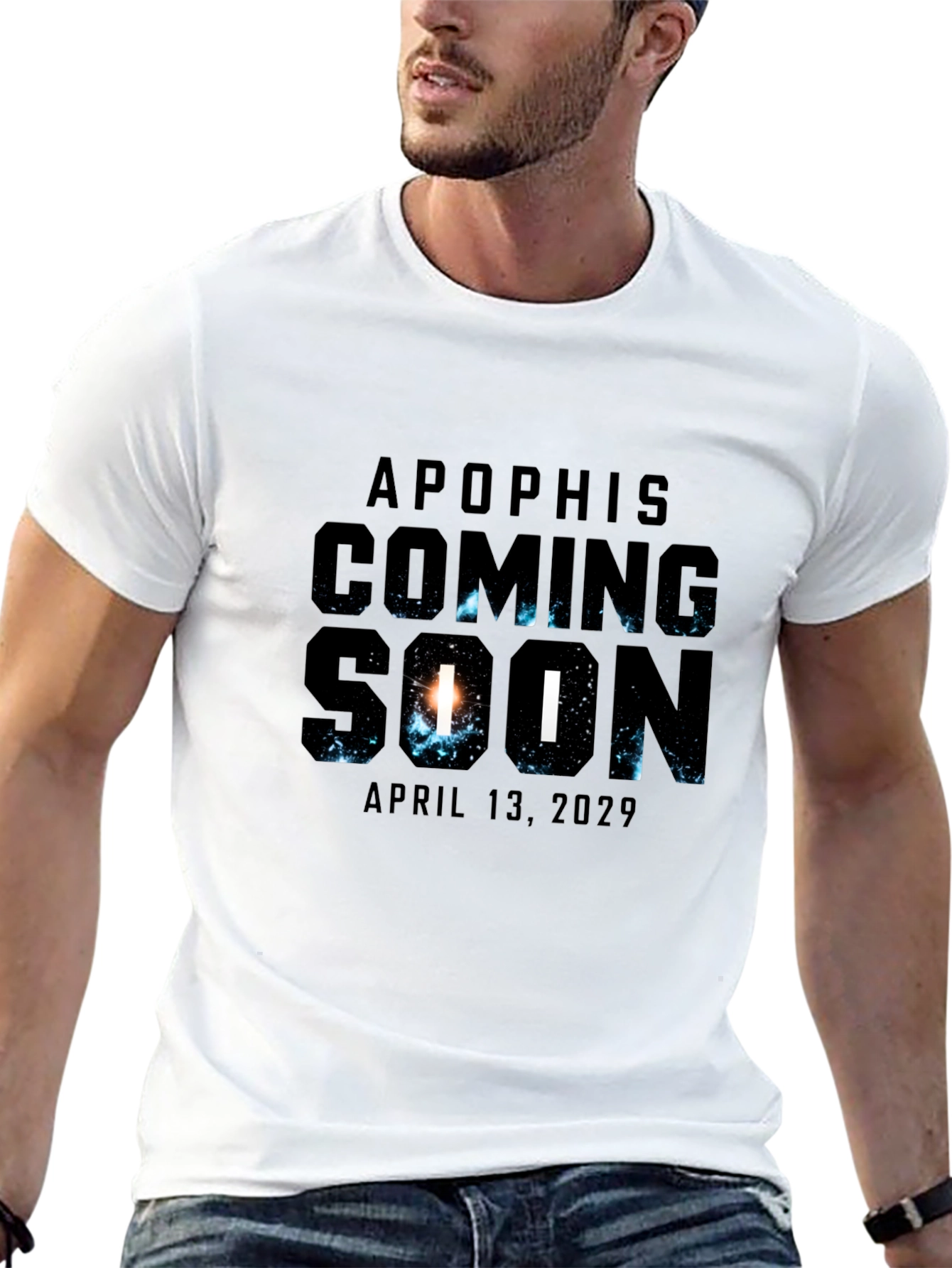 Apophis Coming Soon Black Graphic T-Shirt