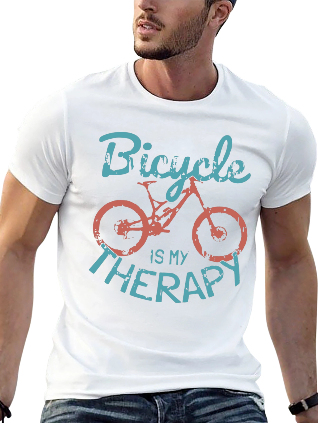 Bicycle is my Therapy Graphic T-Shirt