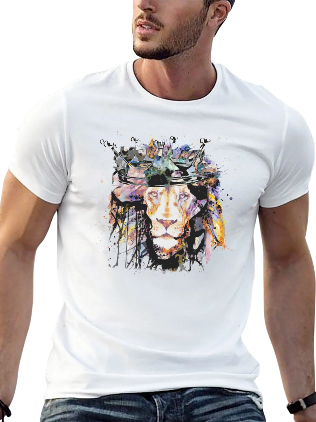 Lion King Crown Graphic T-Shirt