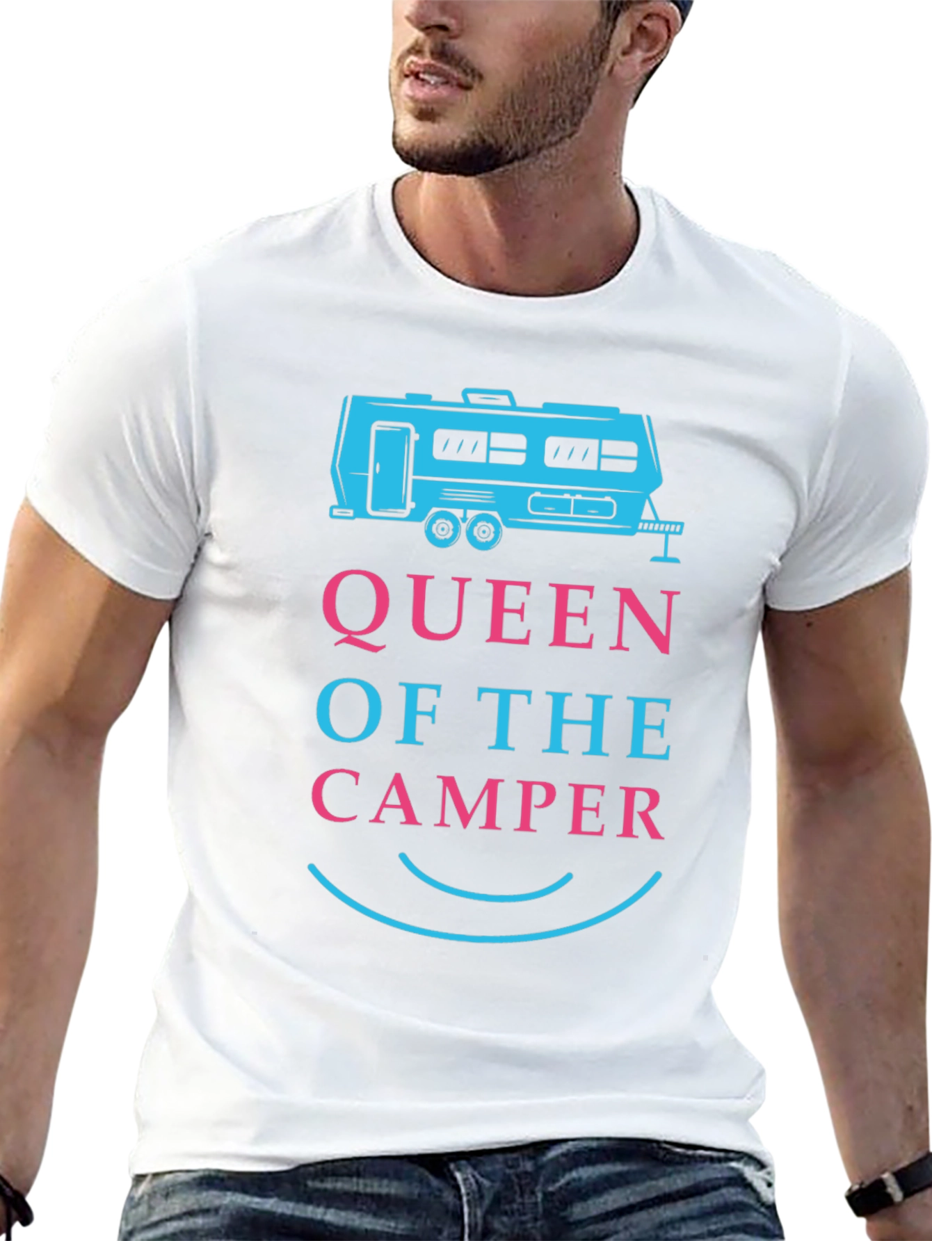 Queen of the Camper T-Shirt - Camping RV Life