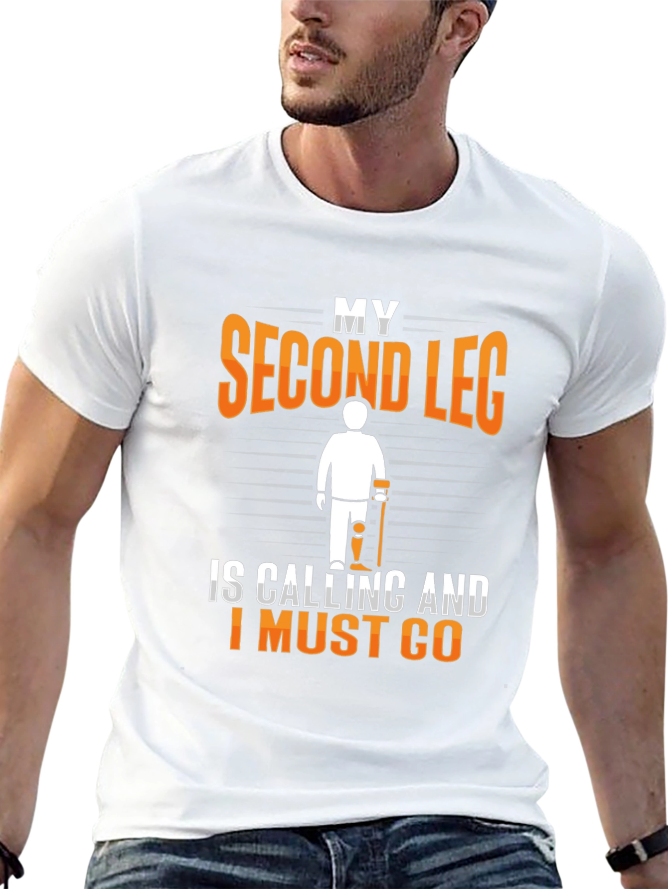 My Second Leg Funny Amputee T-Shirt