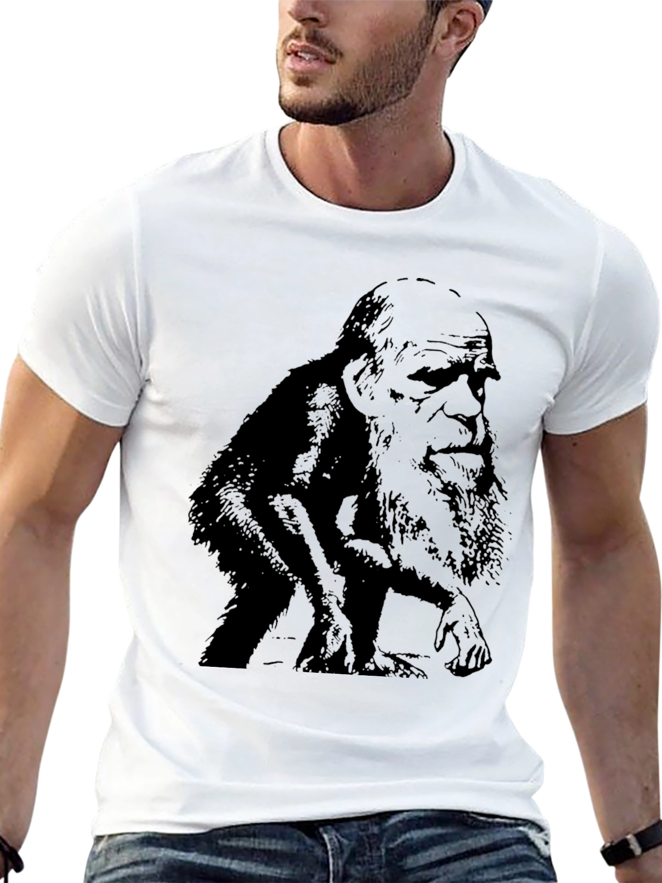 Evolved Ape Graphic Tee - Mens Black T-Shirt