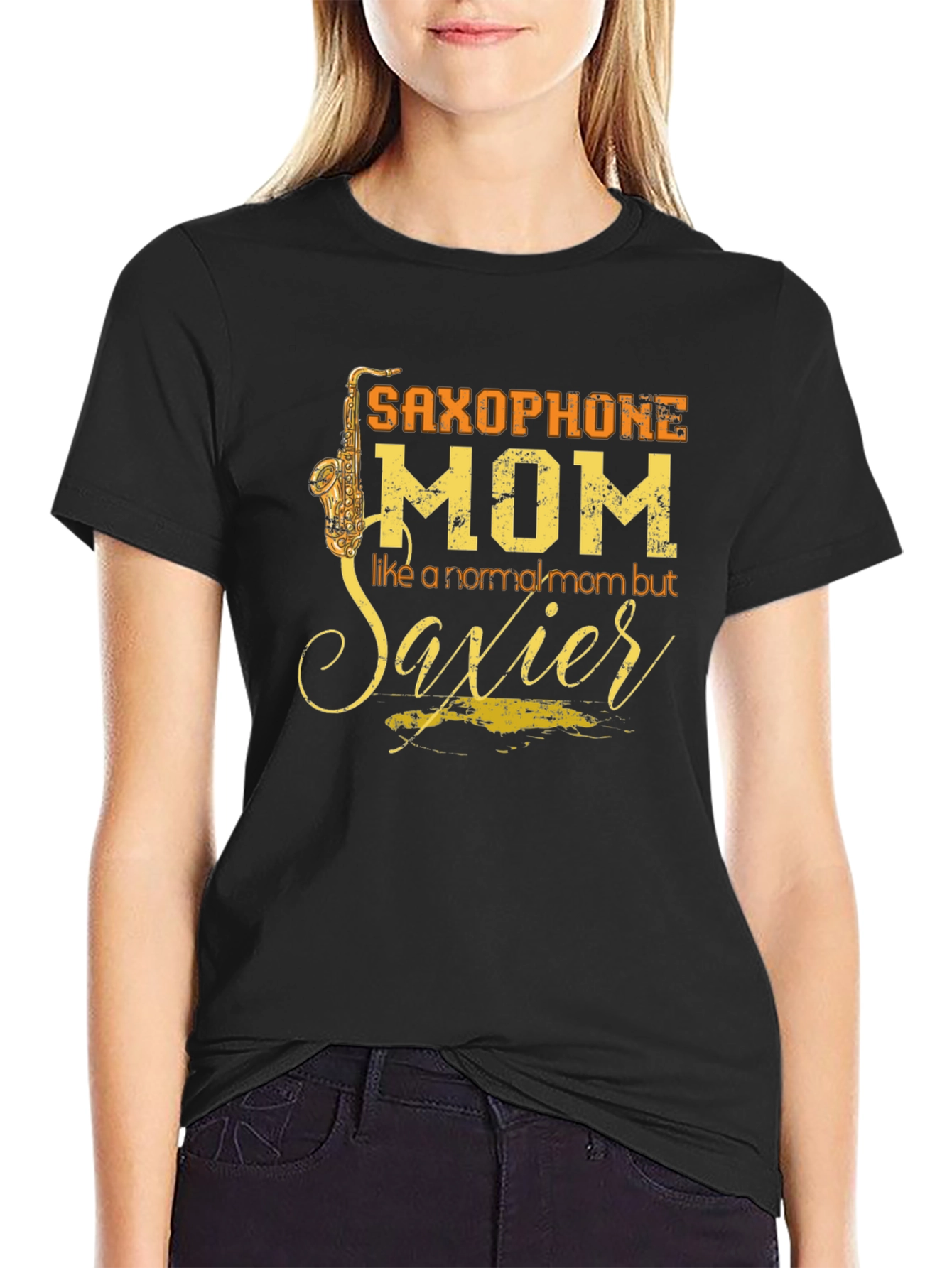 Saxophone Mom T-Shirt - Music Lovers Tee
