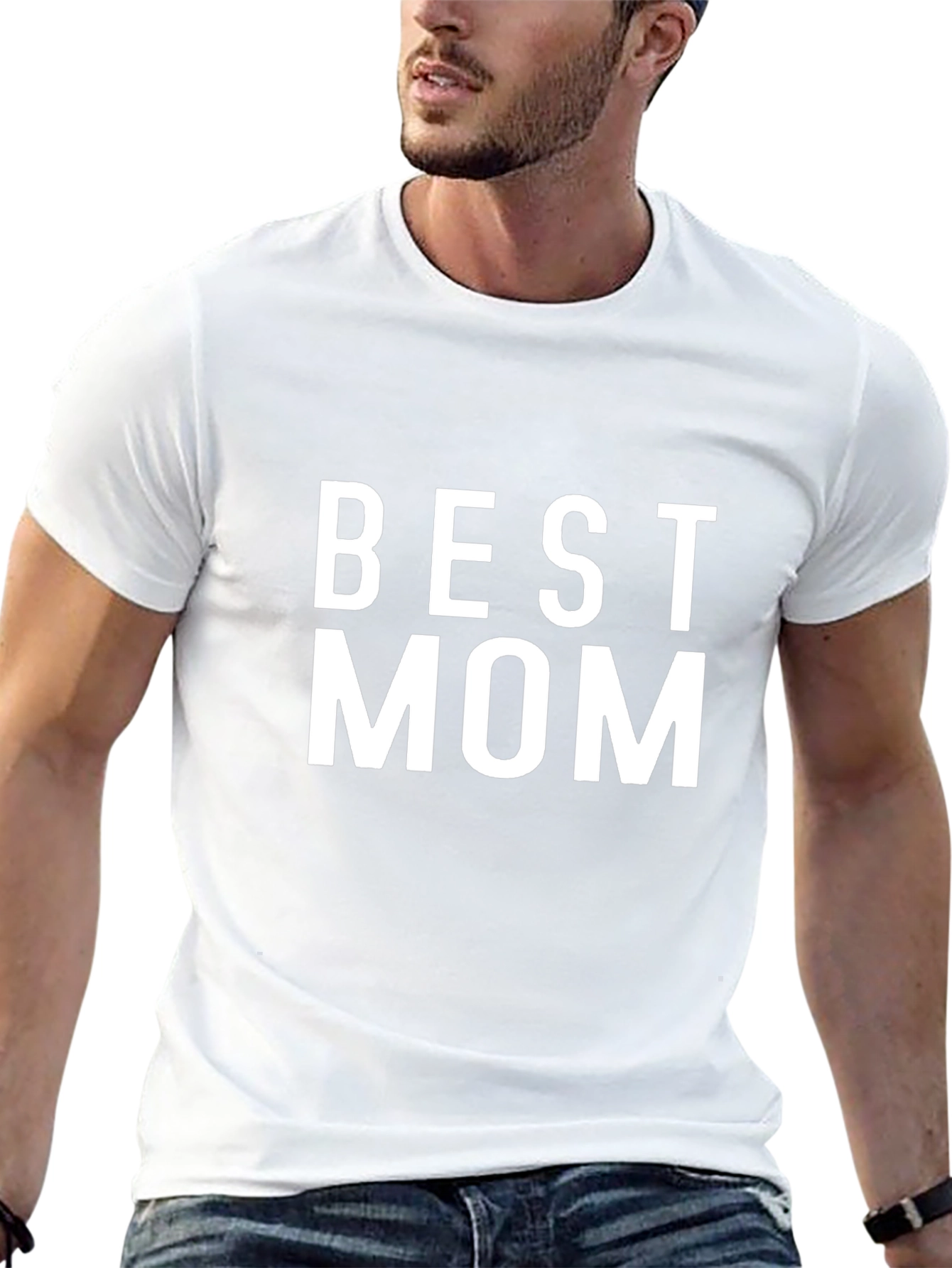 Best Mom T-Shirt - Black Cotton Tee
