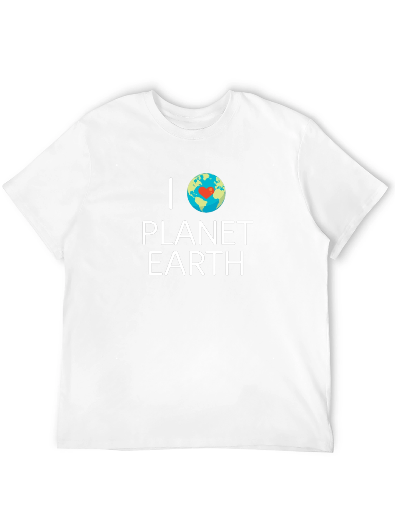 I Love Planet Earth Graphic Tee - Black