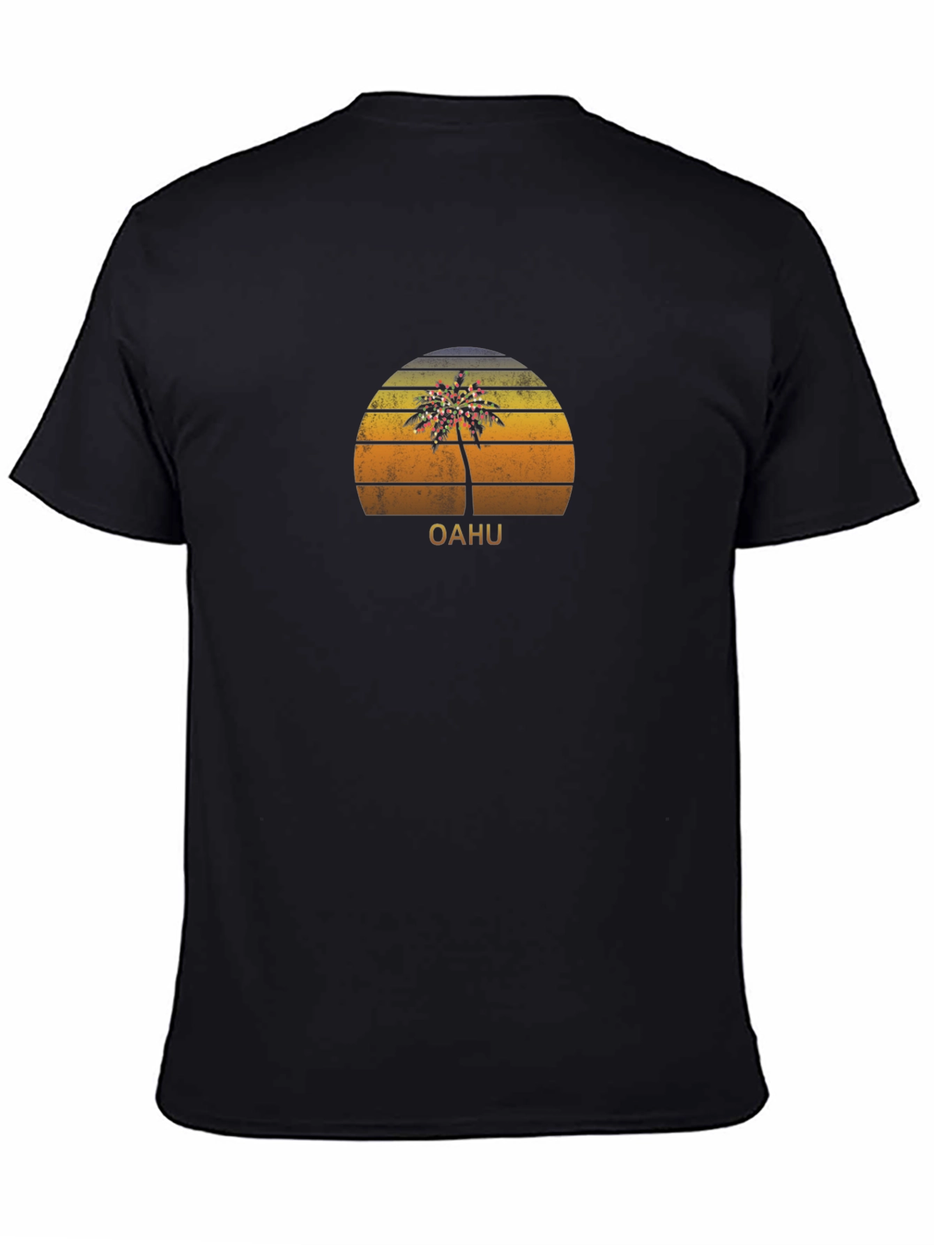 Oahu Palm Tree Retro T-Shirt