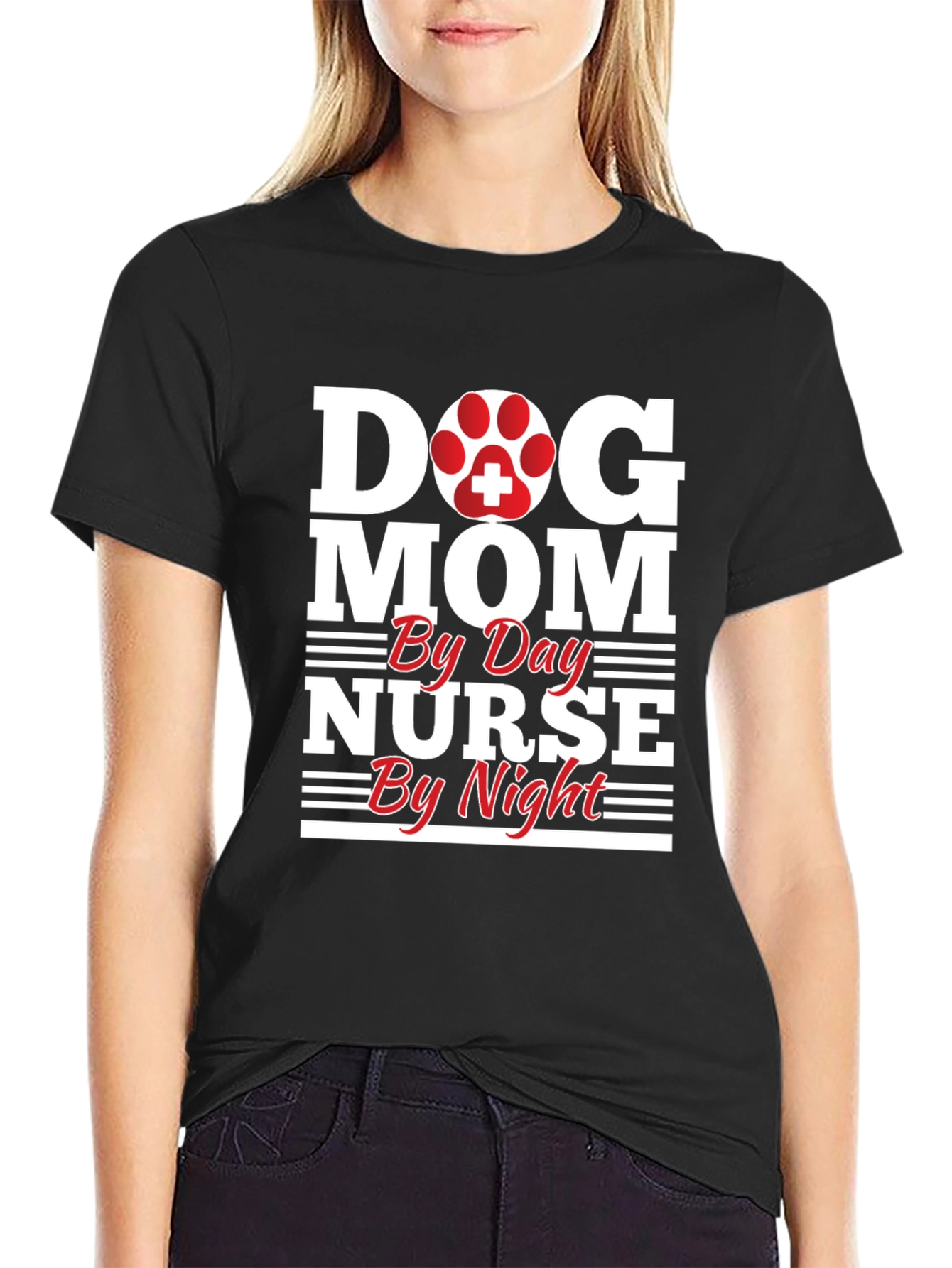 Dog Mom Nurse T-Shirt - Day & Night!
