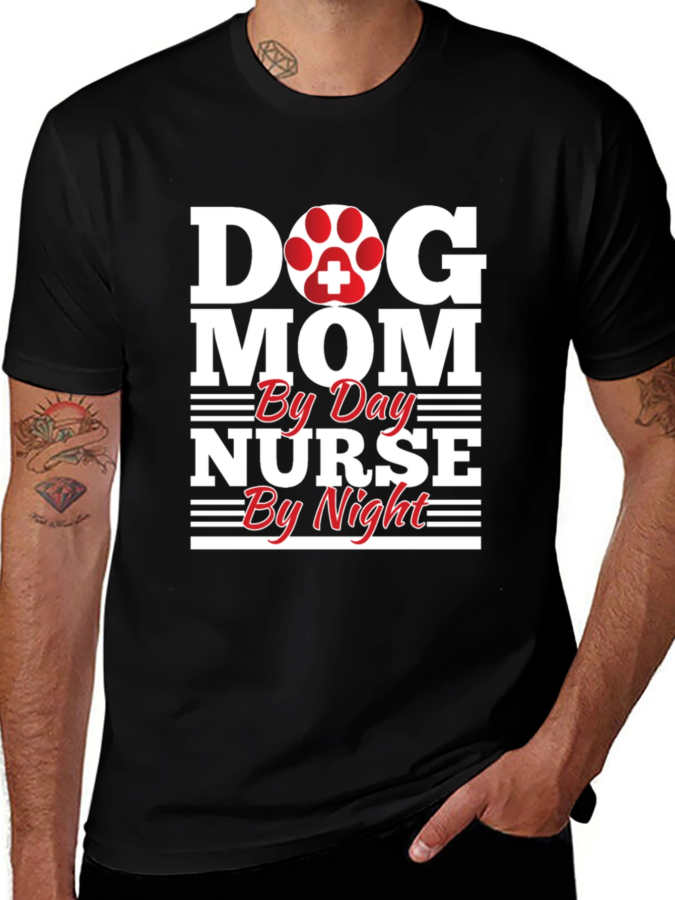 Dog Mom Nurse T-Shirt - Day & Night!