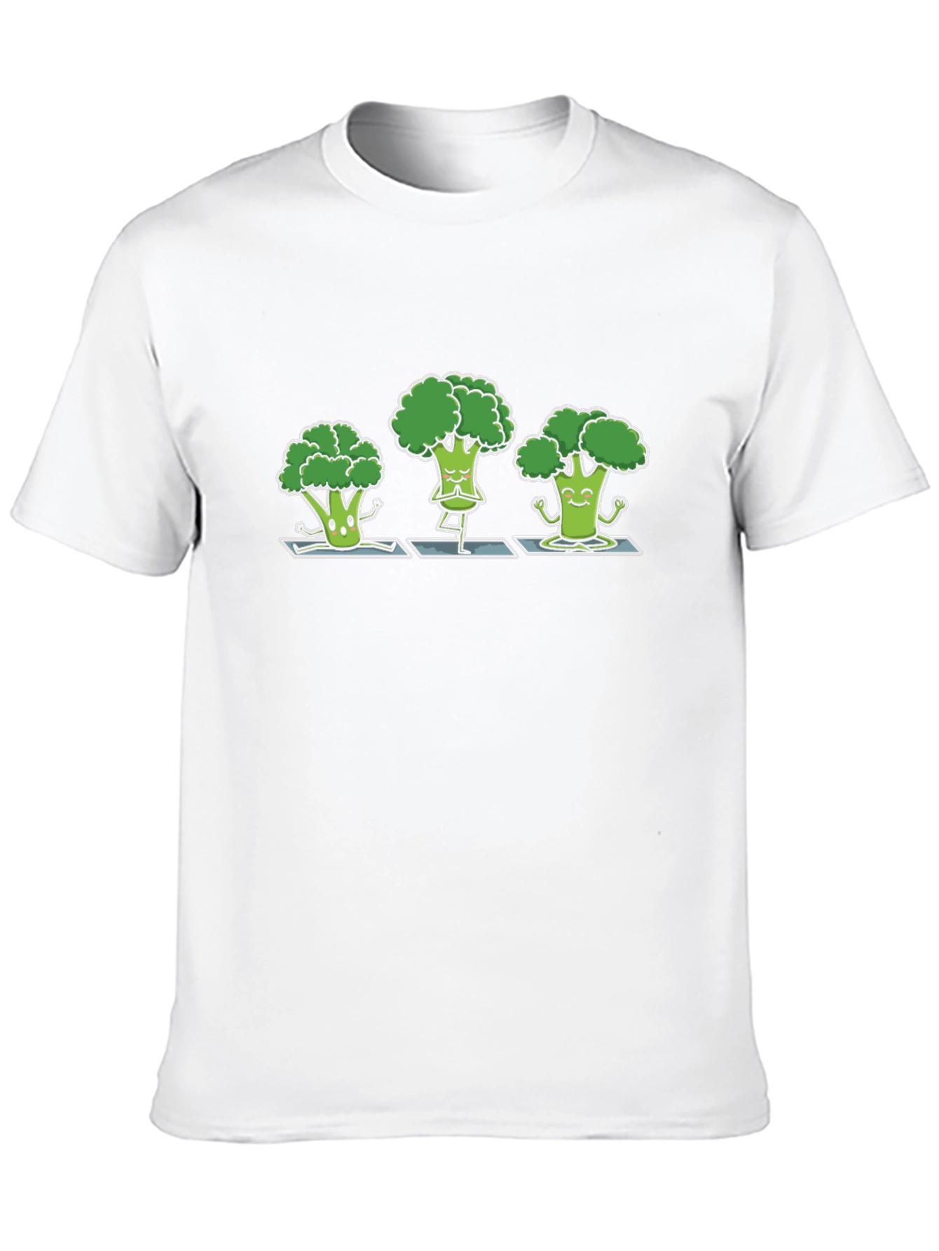 Broccoli Yoga T-Shirt - Vegetarian Zen
