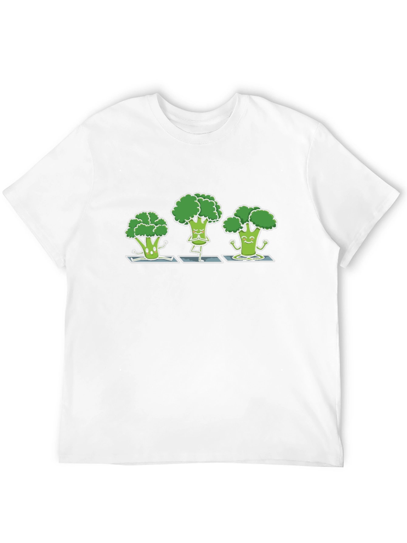 Broccoli Yoga T-Shirt - Vegetarian Zen