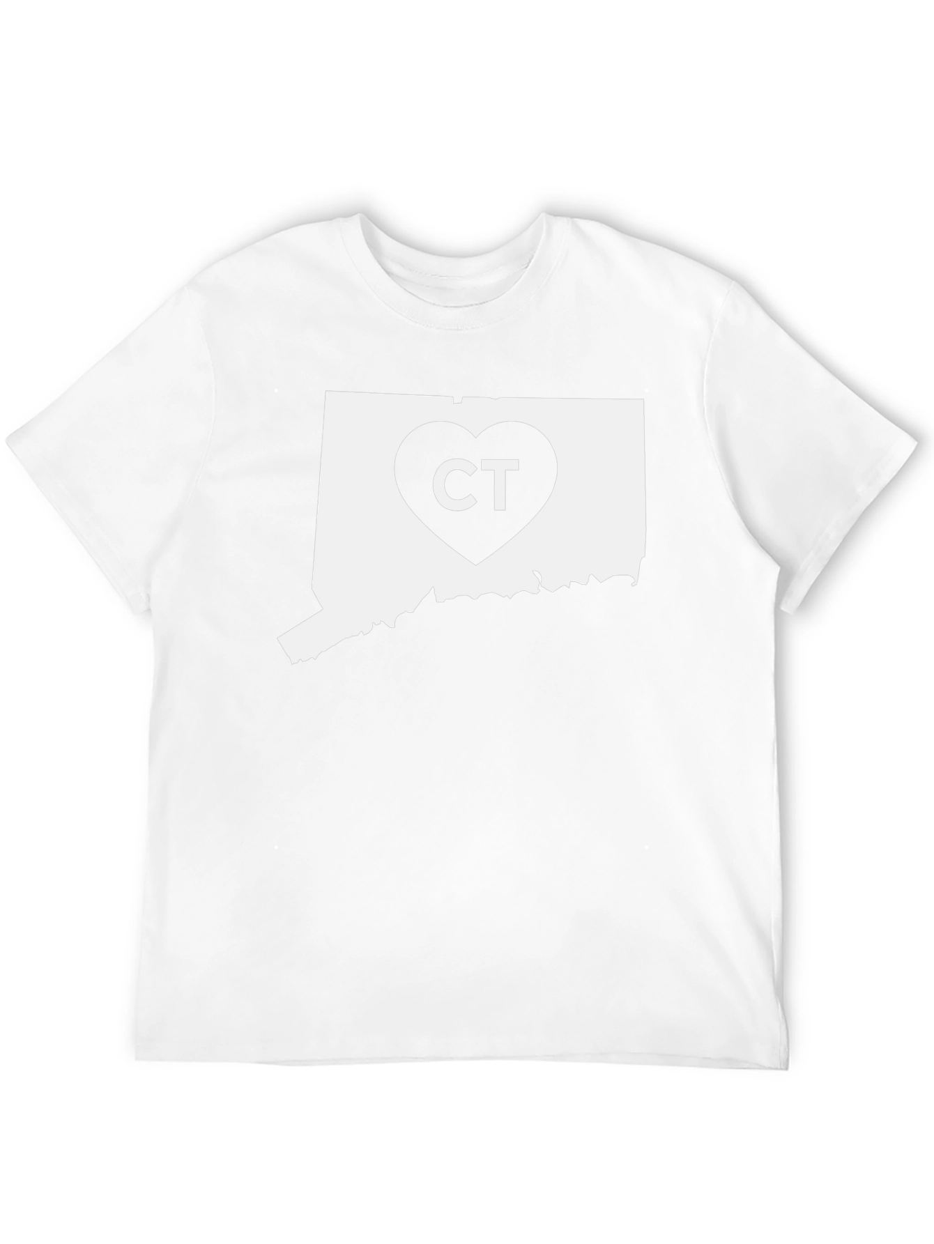 CT State Love Heart T-Shirt