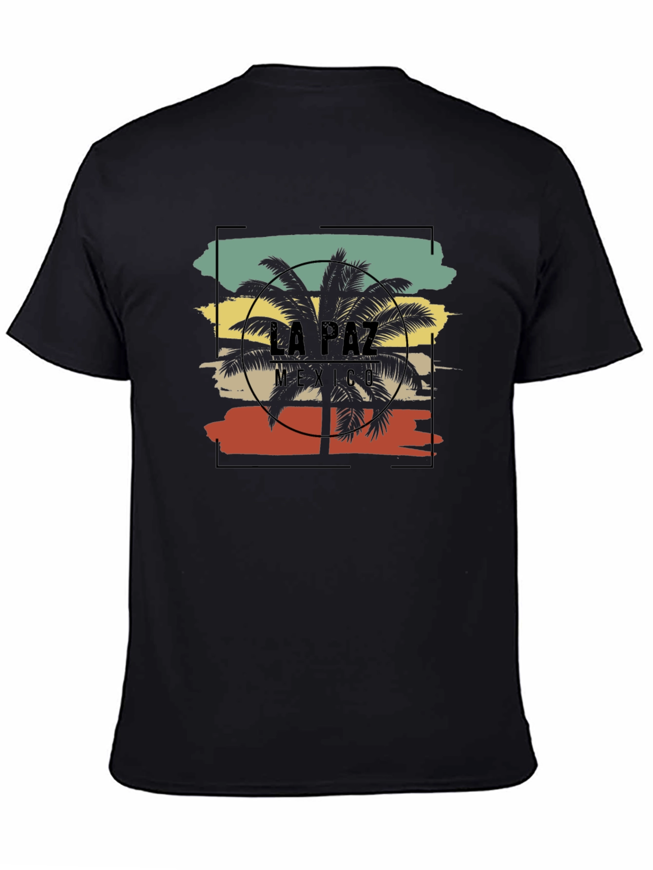 La Paz Mexico Palm Tree Graphic T-Shirt