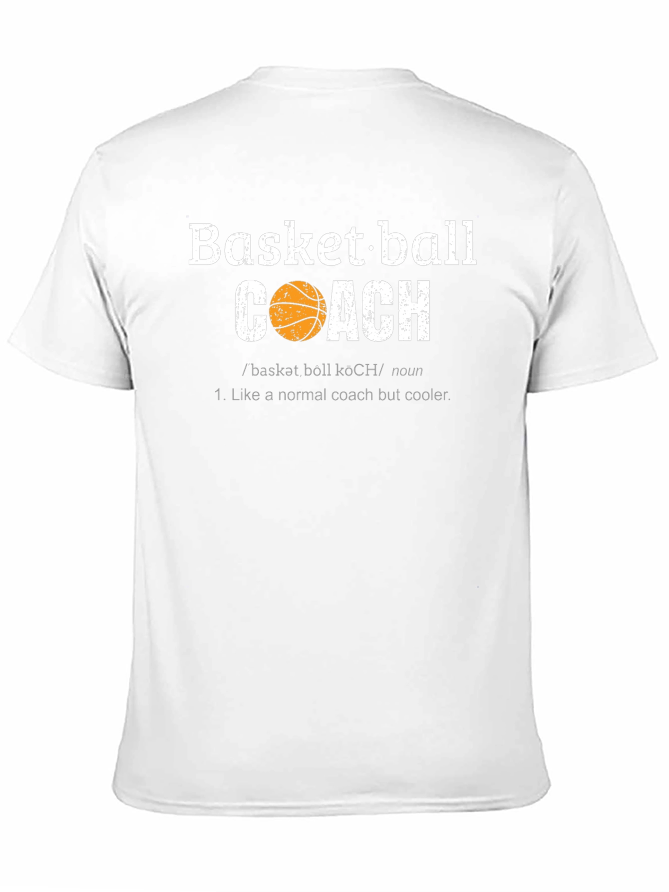 Basketball Coach Graphic T-Shirt - Cool Definition Tee