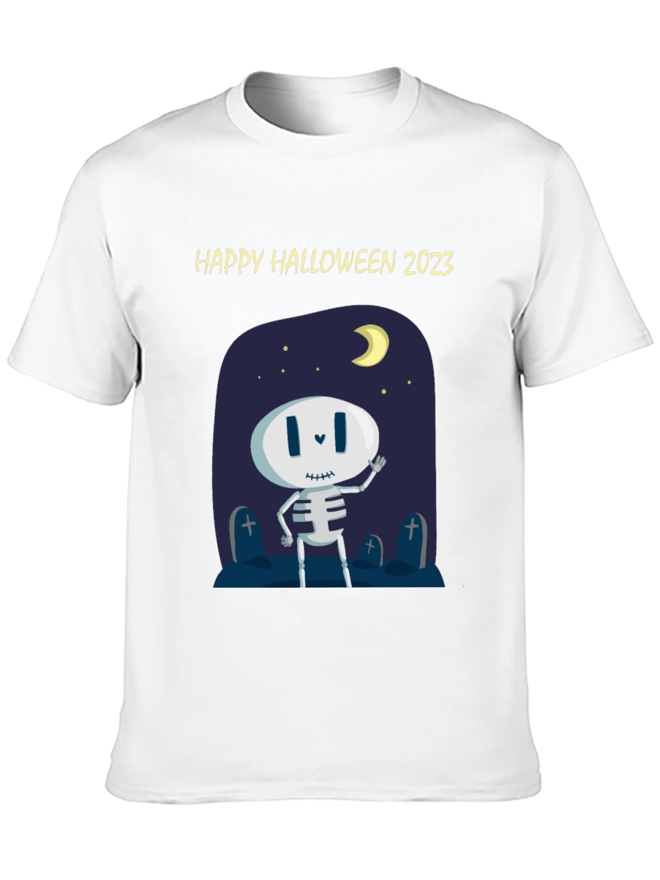 Happy Halloween 2023 Skeleton T-Shirt