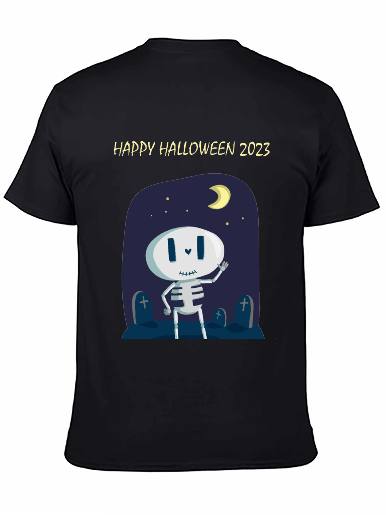 Happy Halloween 2023 Skeleton T-Shirt