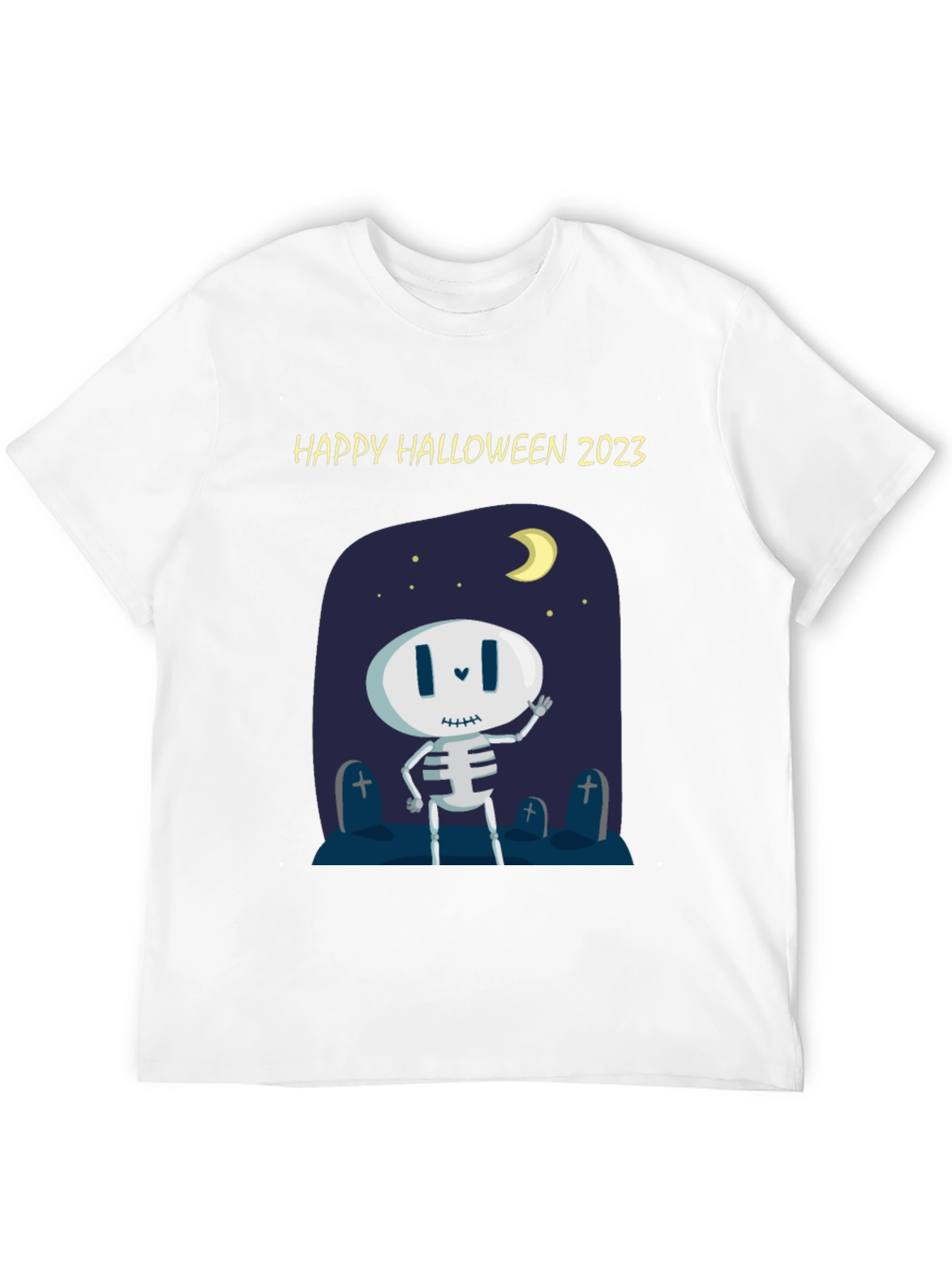 Happy Halloween 2023 Skeleton T-Shirt