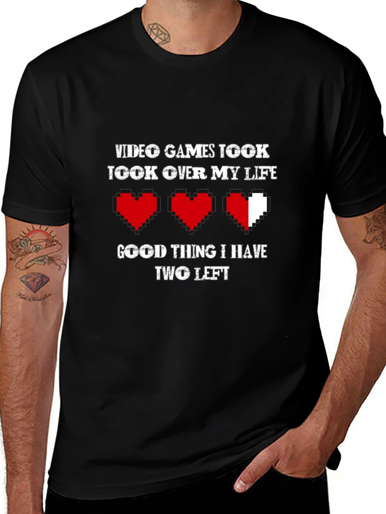 Video Games Took Over My Life Funny Gamer T-Shirt