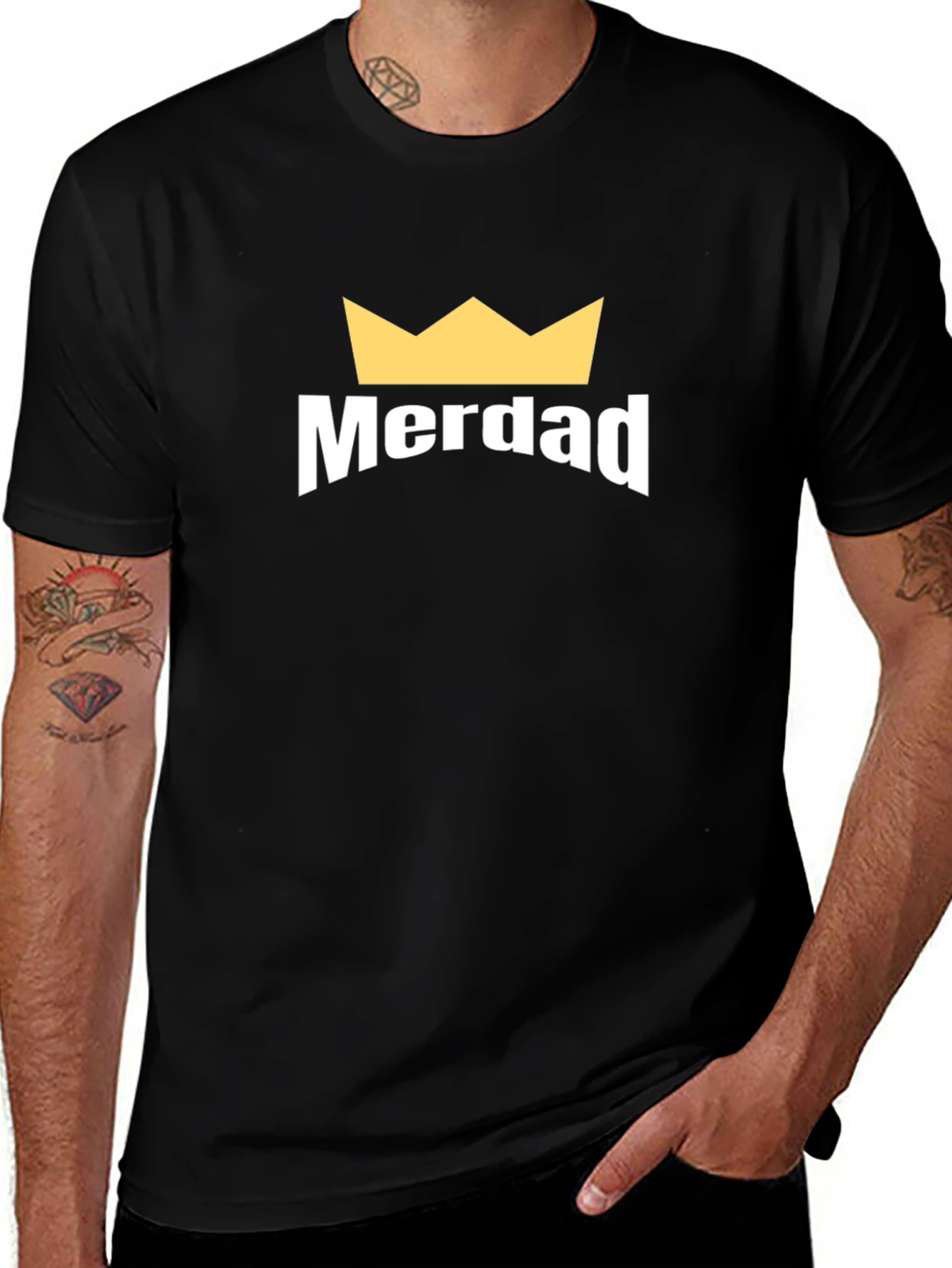 Merded Crown Tee - Funny Novelty Graphic T-Shirt
