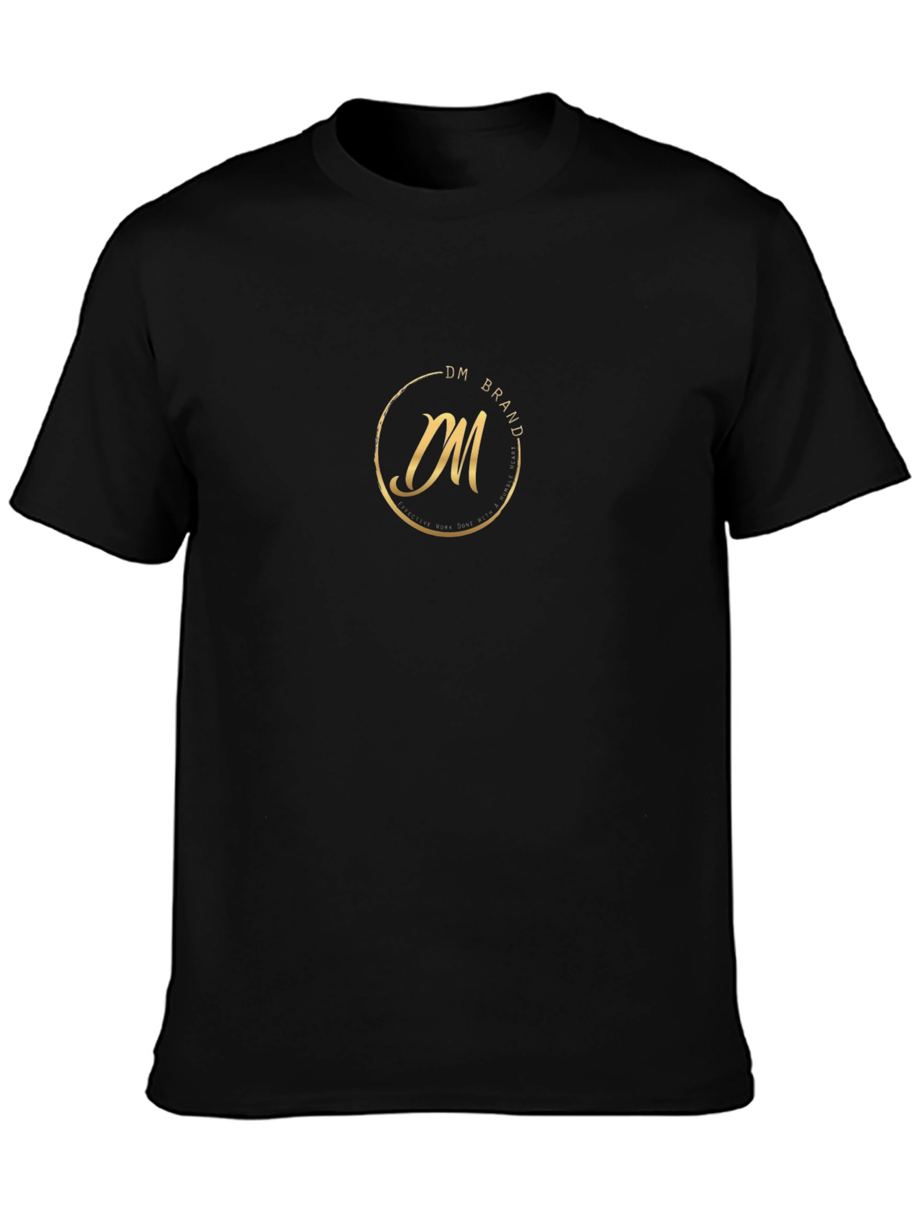 DM Brand Black Graphic Tee