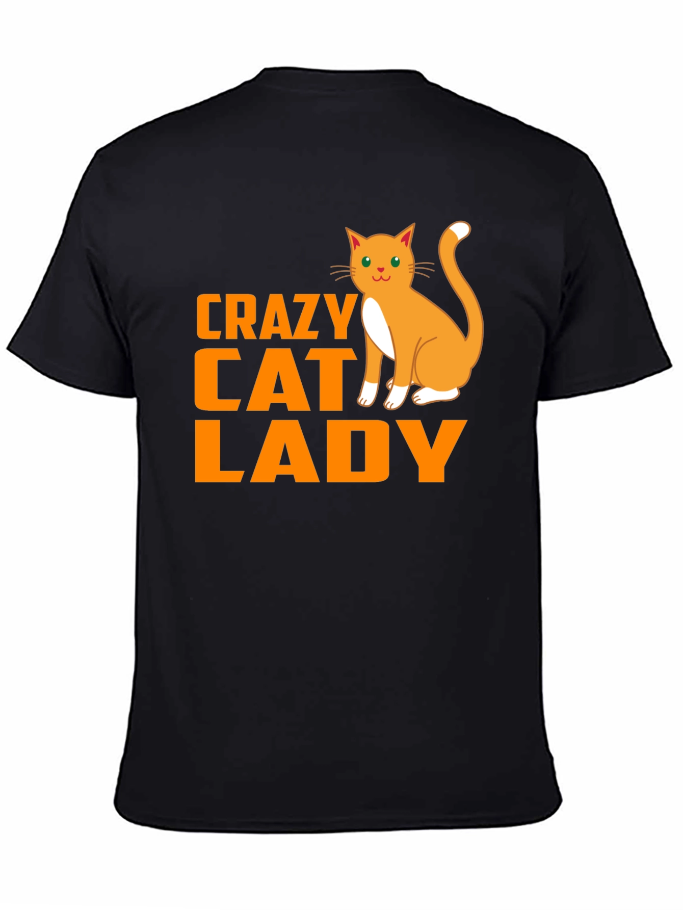 Crazy Cat Lady Black T-Shirt