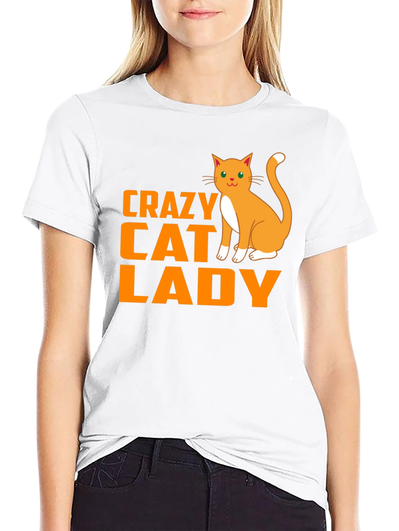 Crazy Cat Lady Black T-Shirt