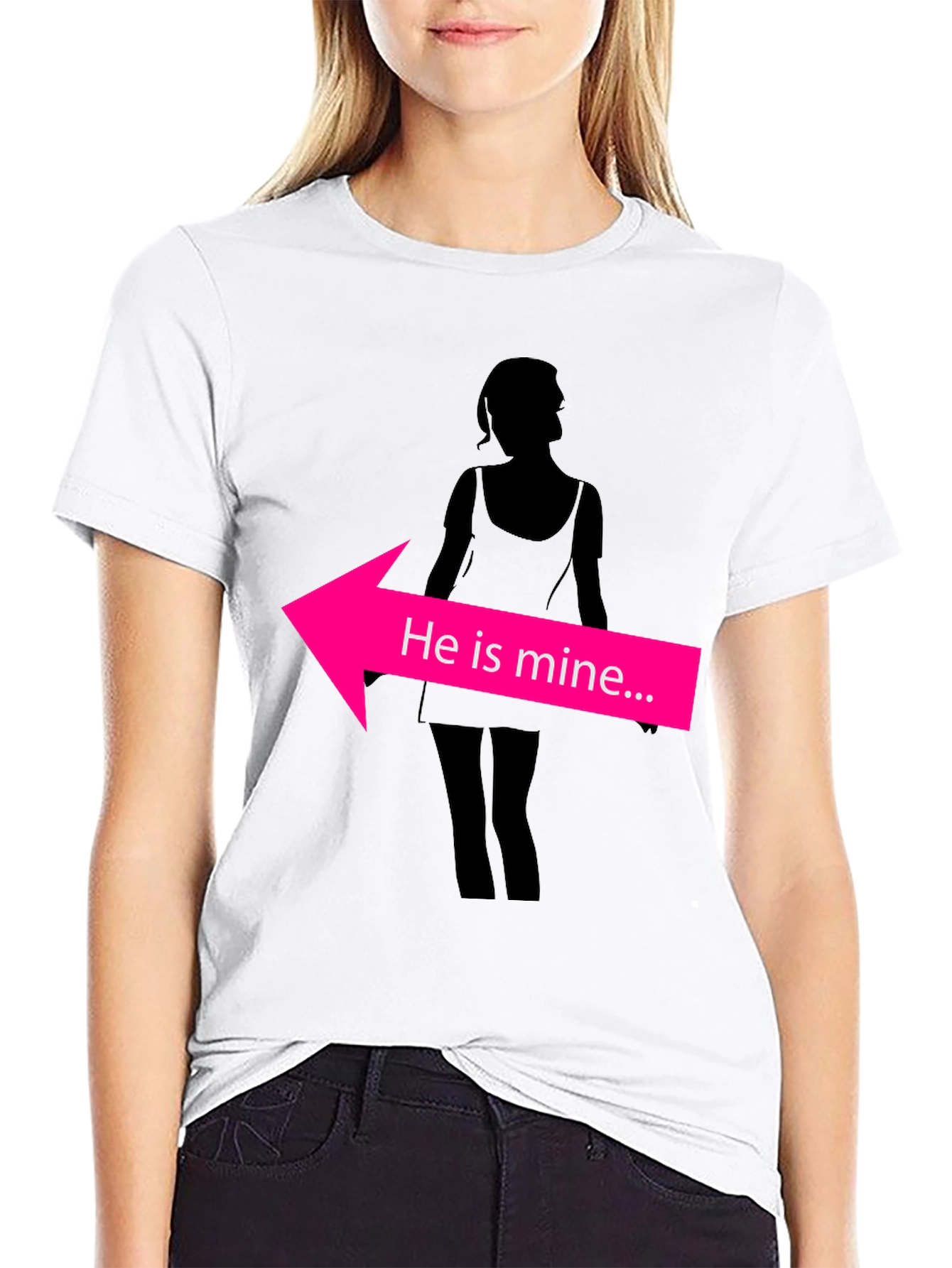 He Is Mine T-Shirt Funny Graphic Tee