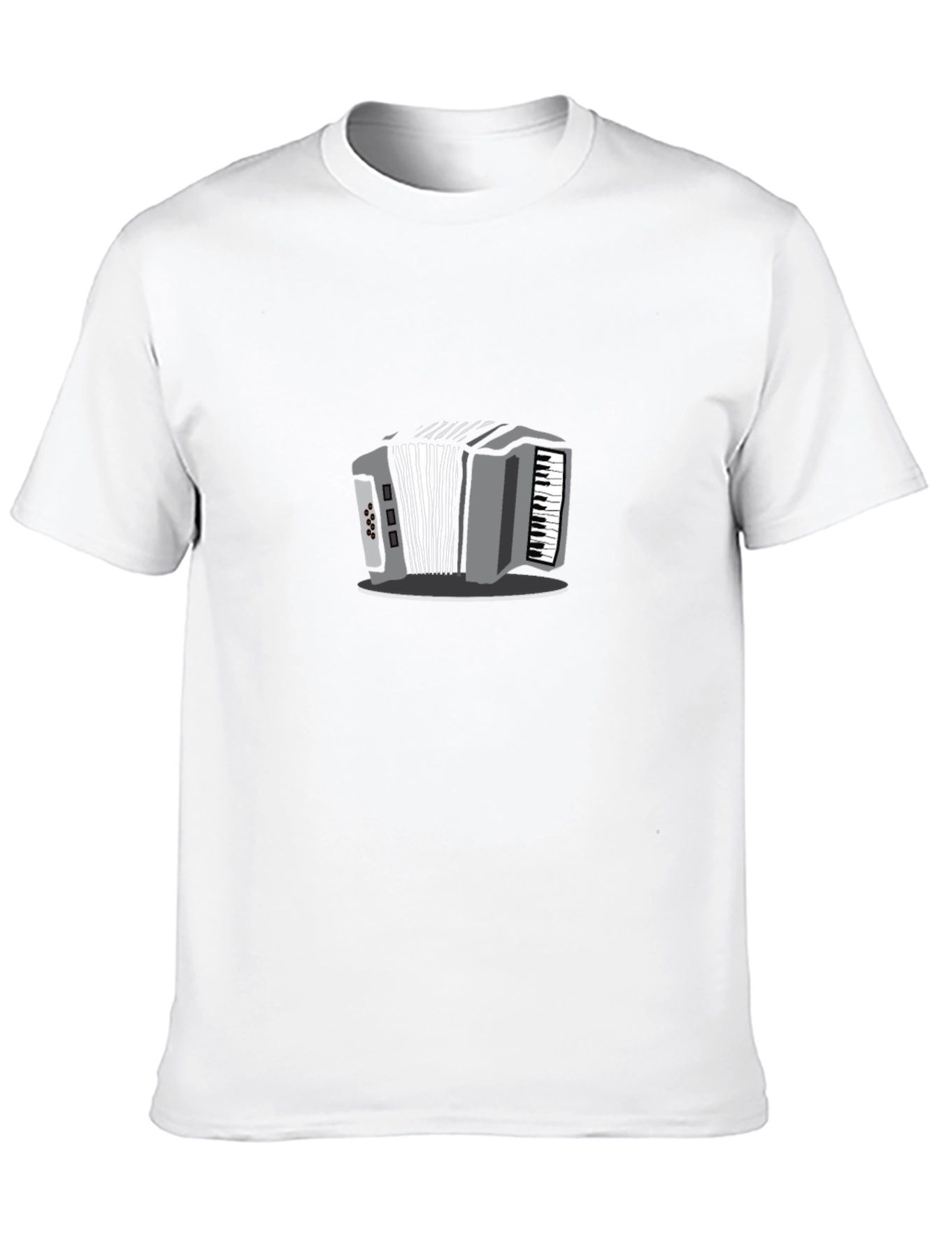 Accordion Graphic T-Shirt - Black Unisex