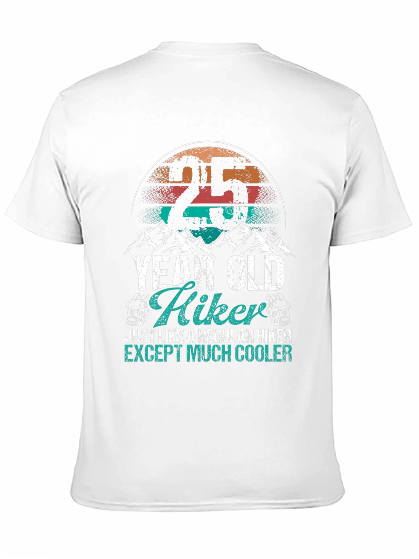 25 Year Old Hiker Graphic Tee