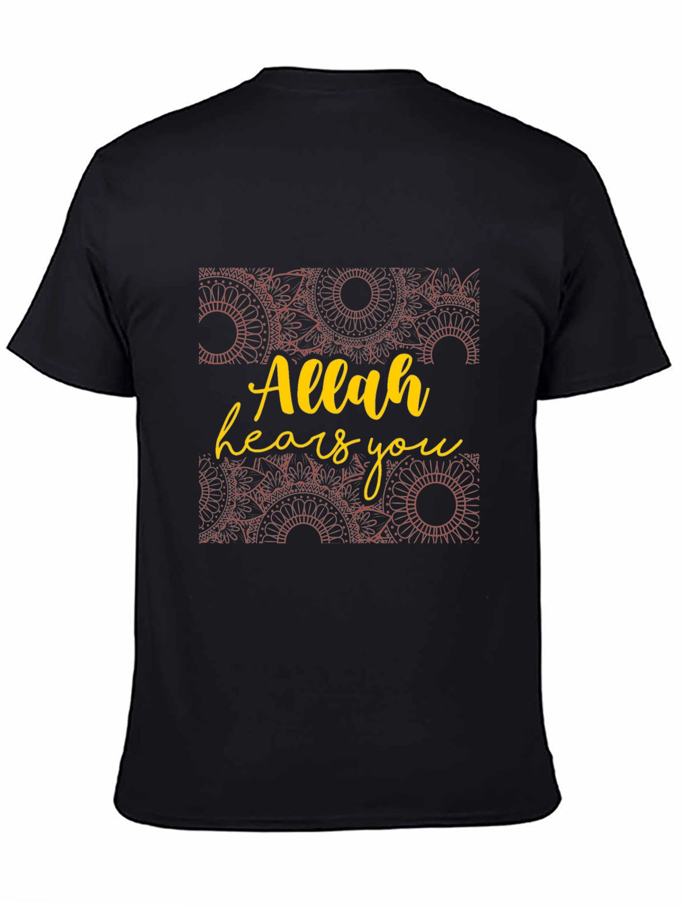 Allah Hears You T-Shirt - Black Graphic Tee