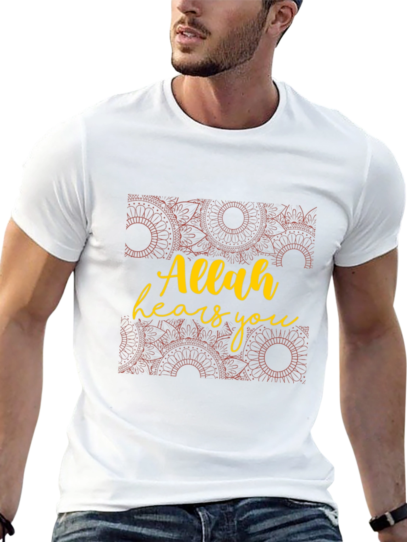 Allah Hears You T-Shirt - Black Graphic Tee
