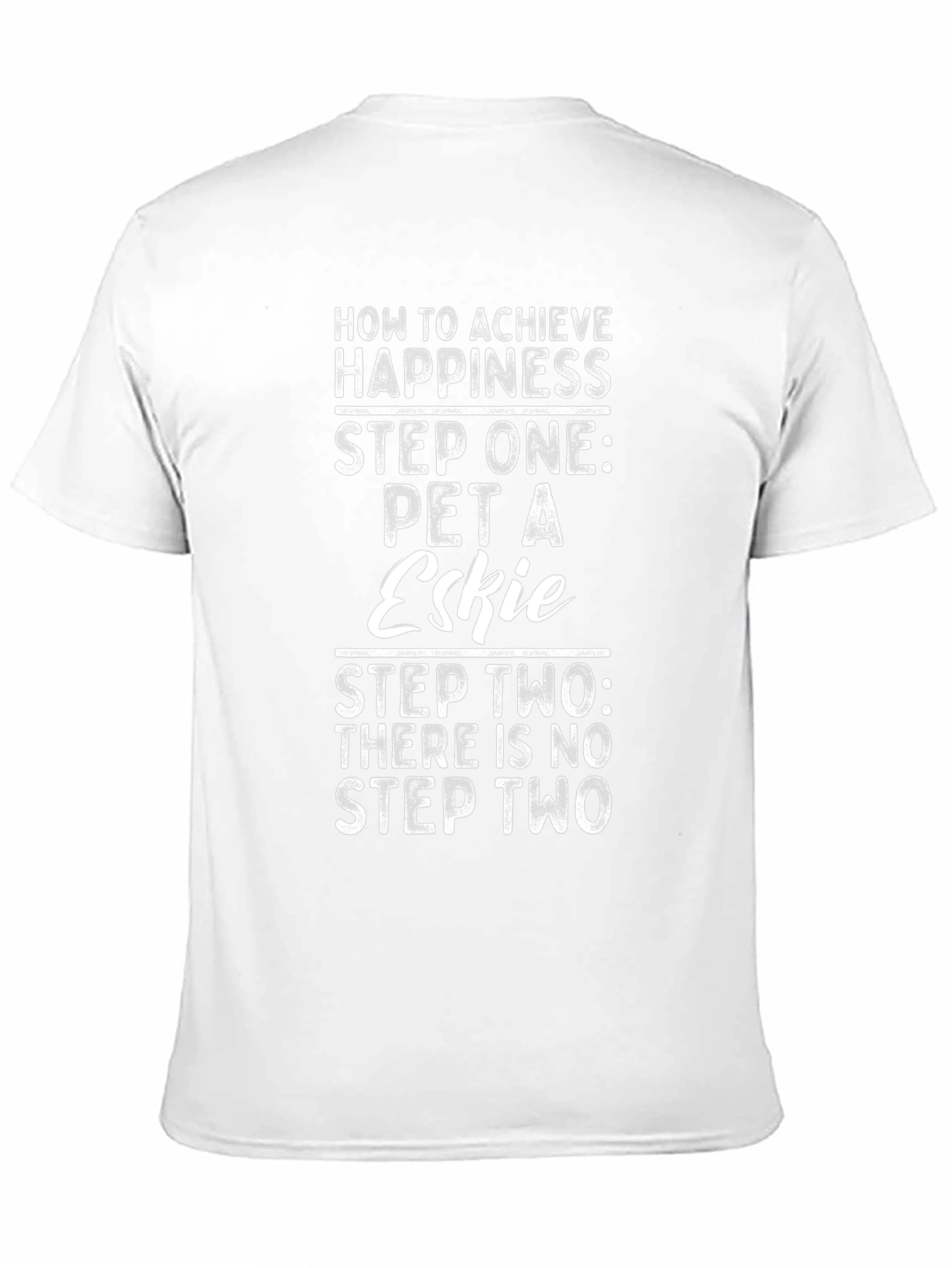 Pet a Eskie T-Shirt: Achieve Happiness in One Step