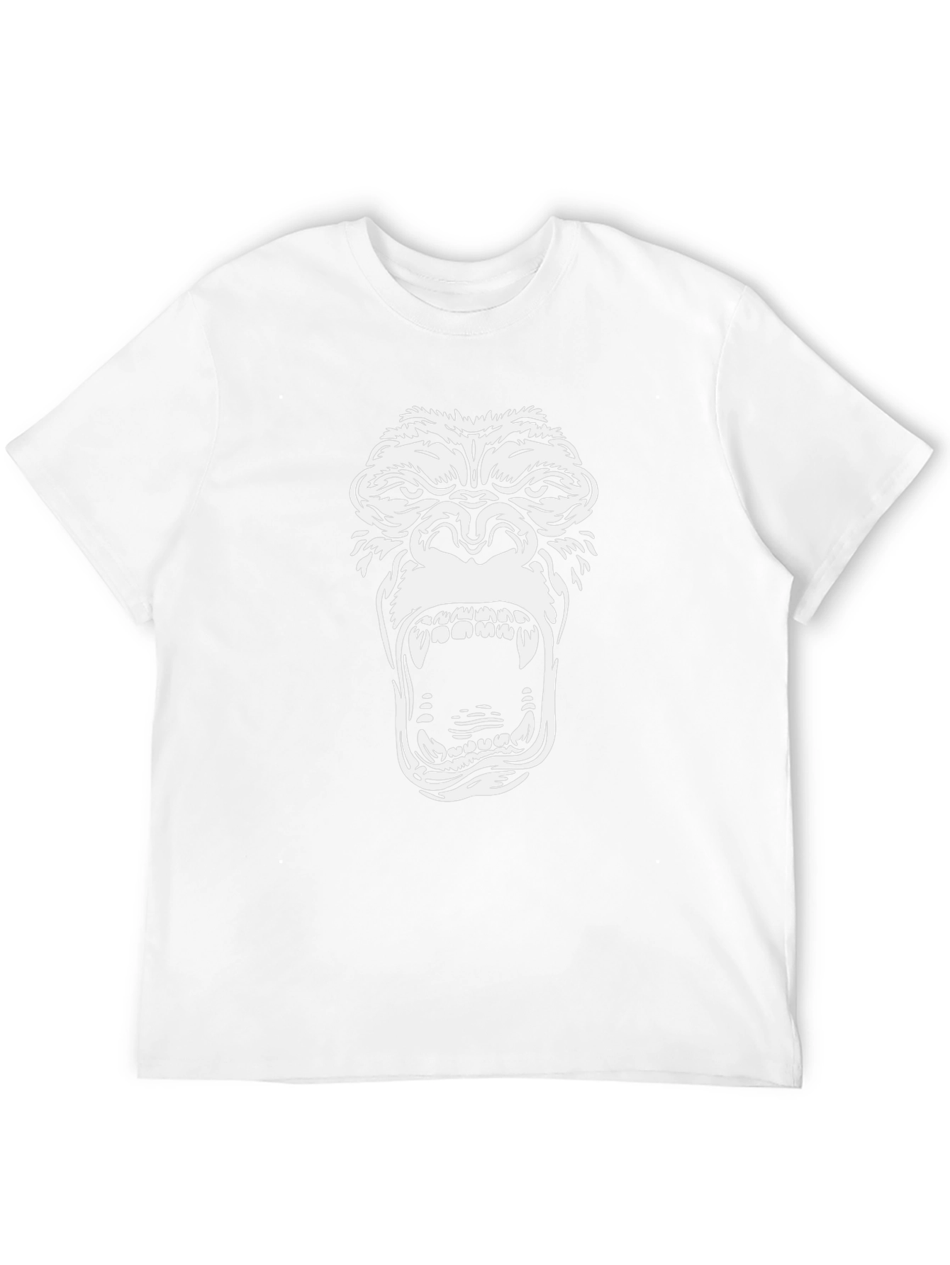Black Gorilla Graphic Tee - Mens Casual T-Shirt