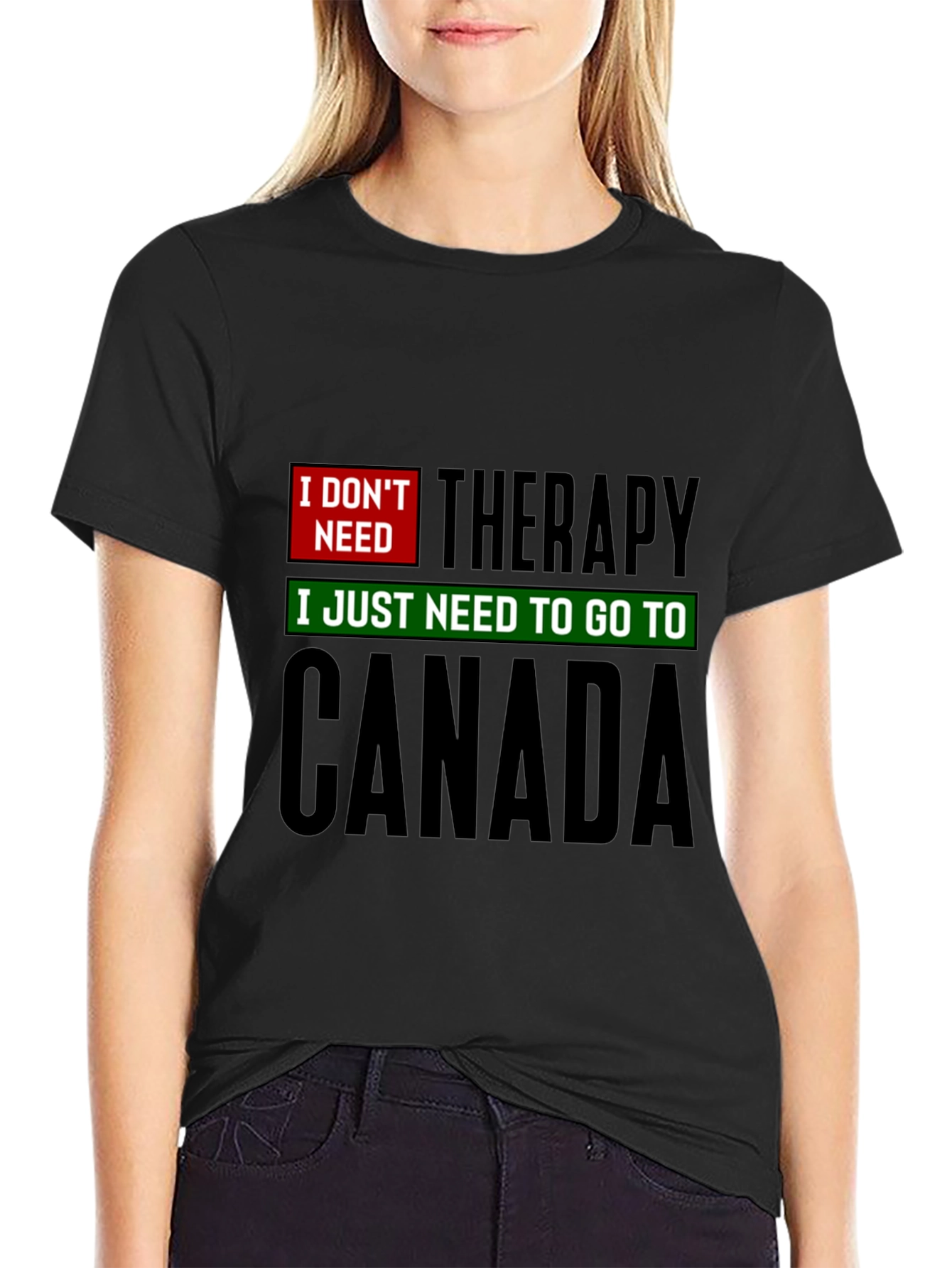 Canada Therapy T-Shirt - Funny Graphic Tee